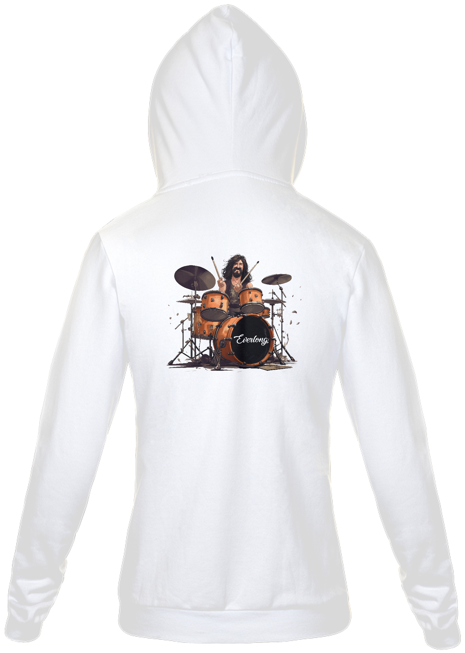 Nome do produto: Moletom com Zíper - Drumming Legend Dave