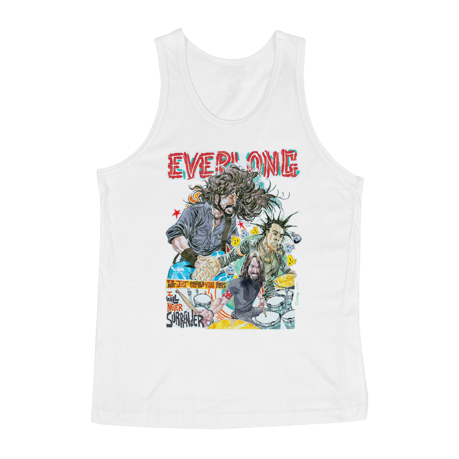 Nome do produto: Regata - I Will Never Surrender