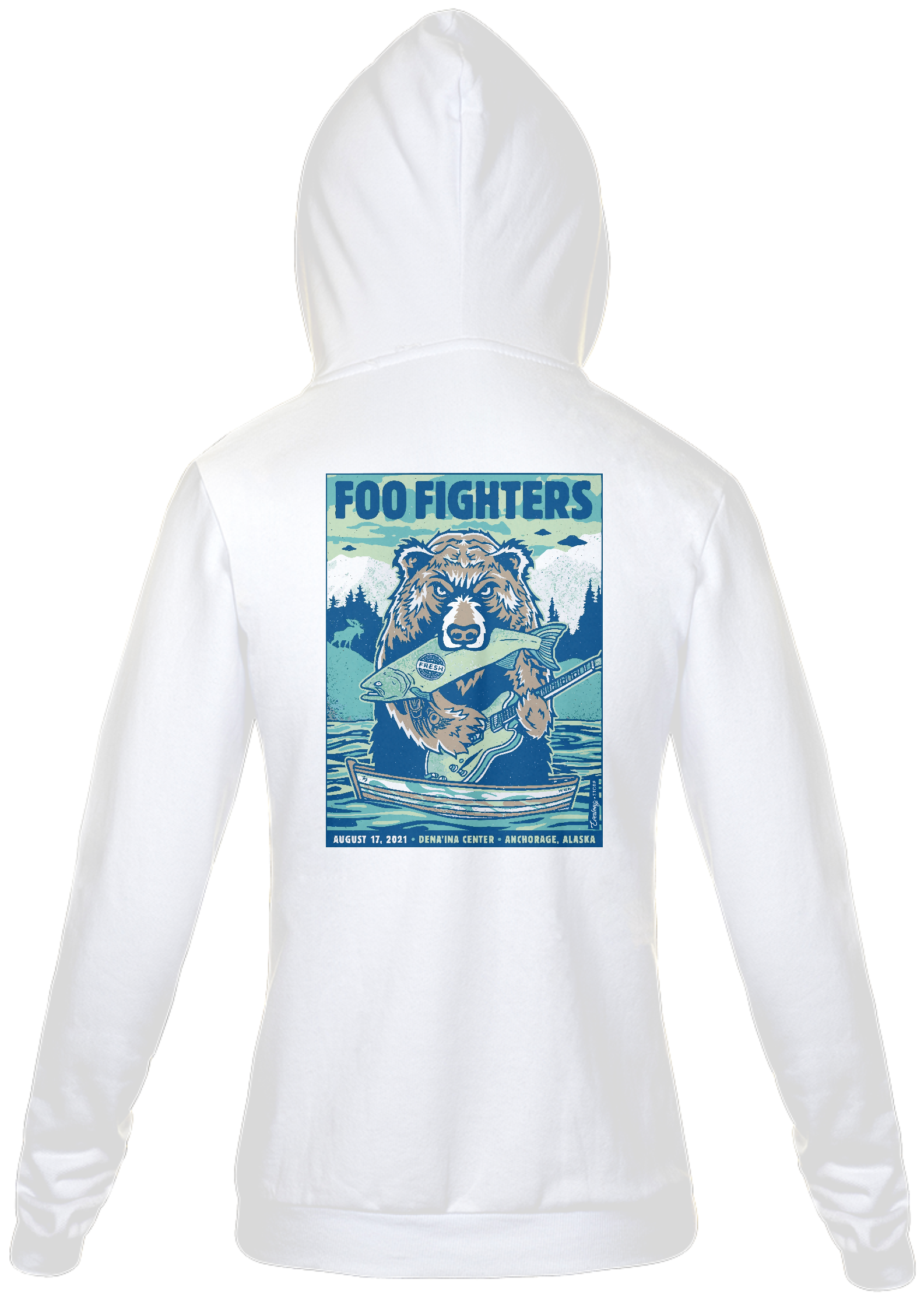 Nome do produto: Moletom com Zíper - Anchorage, Alaska