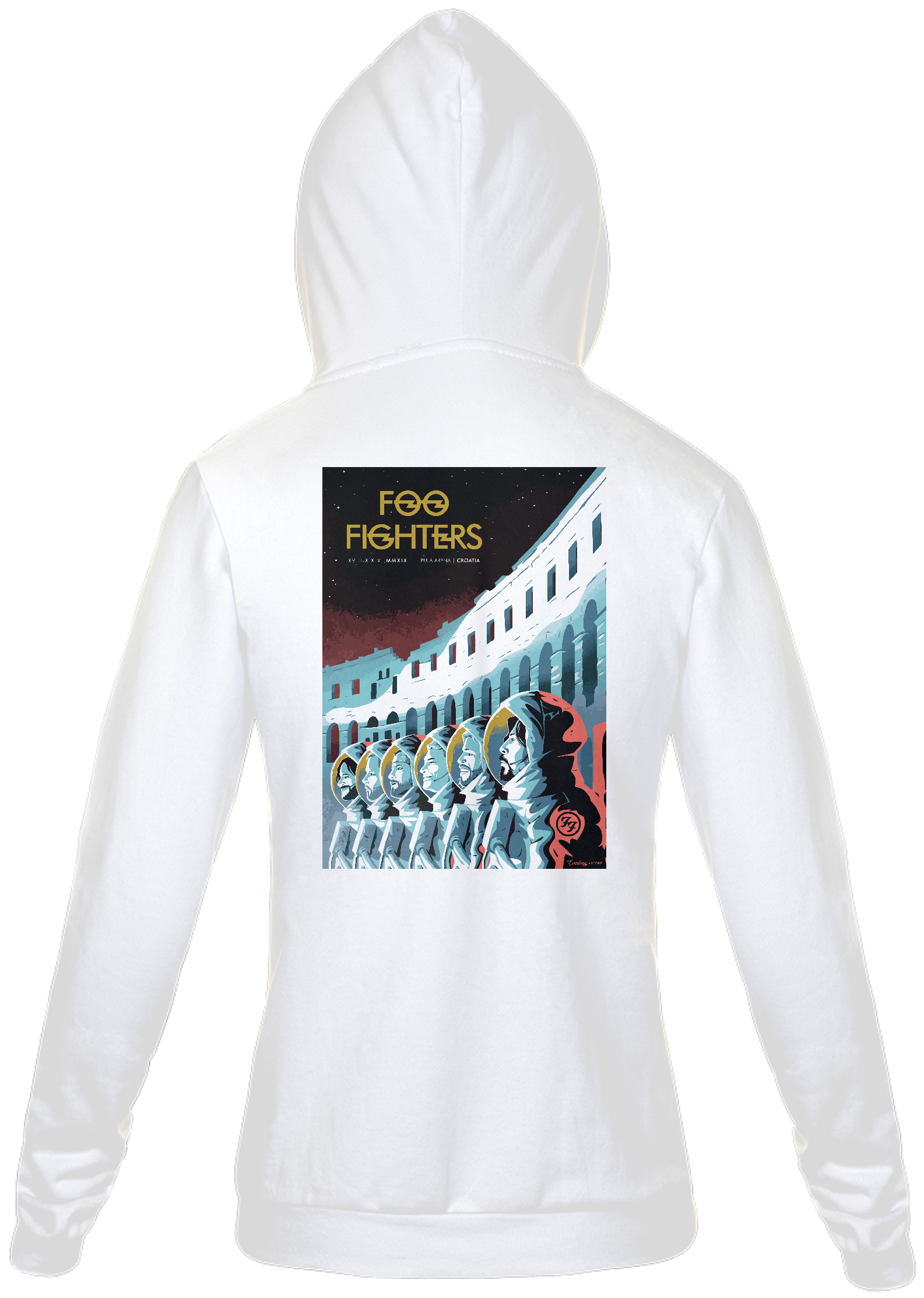 Nome do produto: Moletom com Zíper - Pula Arena, Croatia