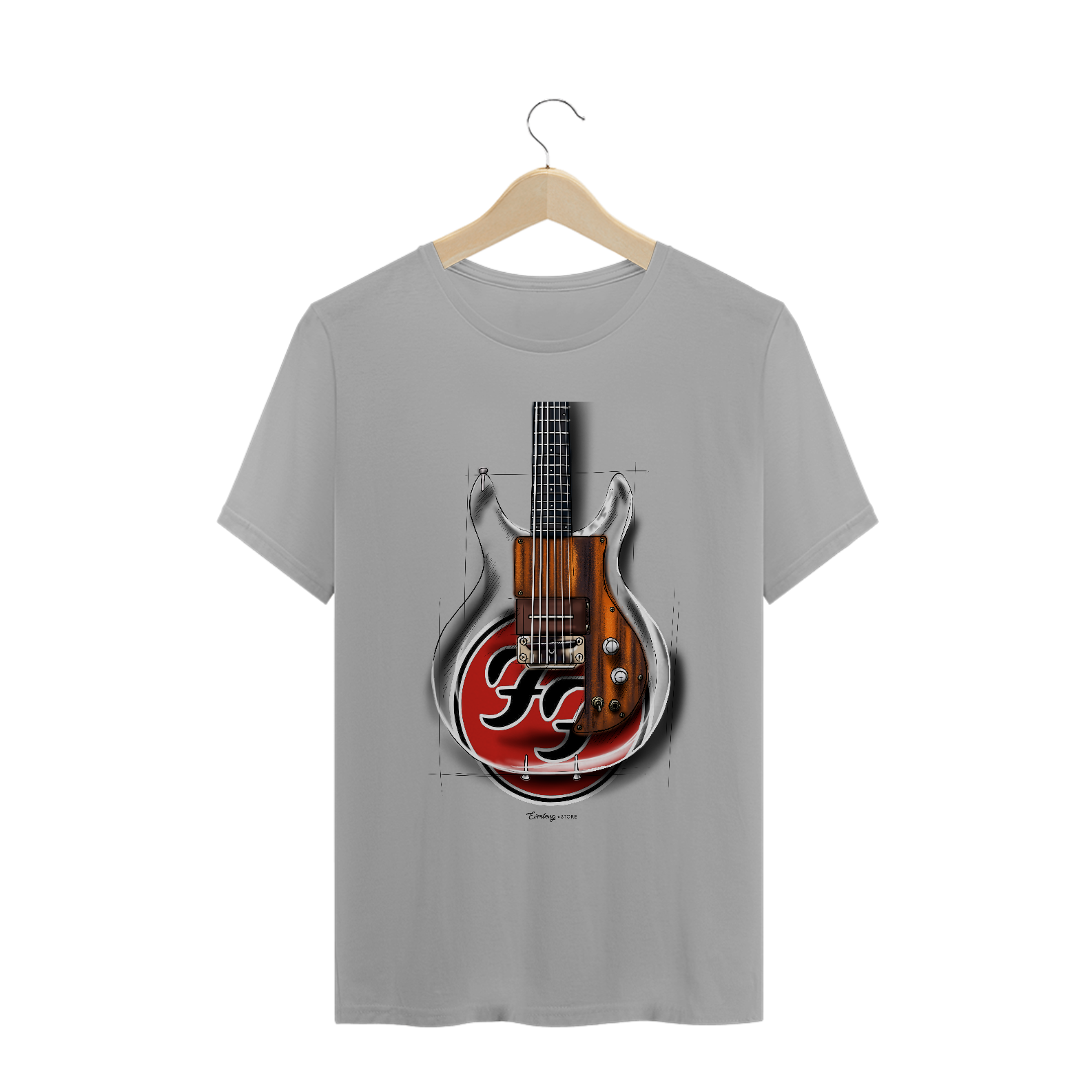 Nome do produto: Camiseta - Ampeg, Dan Armstrong