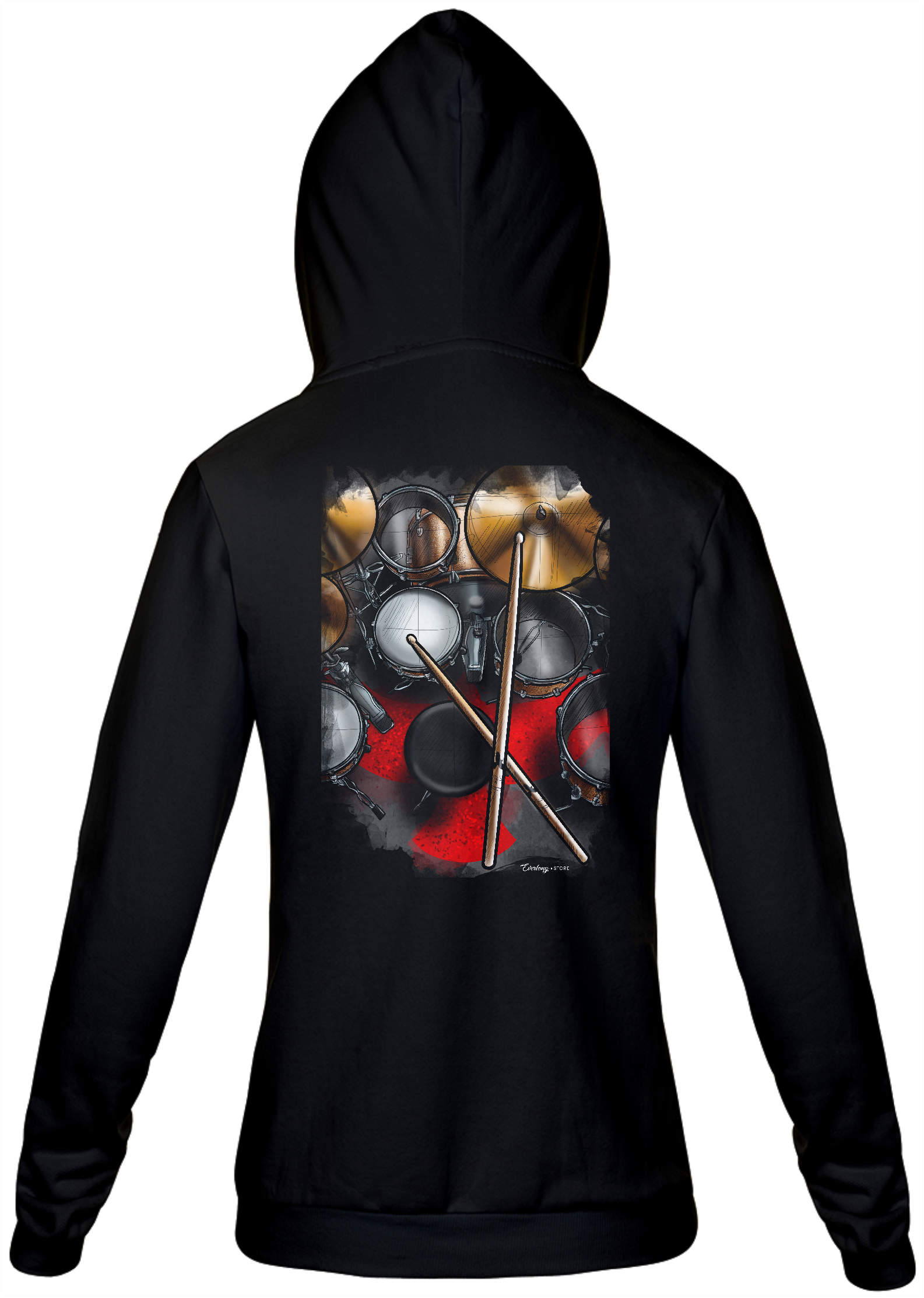 Nome do produto: Moletom com Zíper - Hawkins Drums