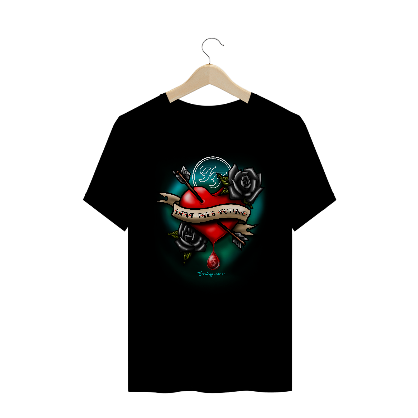 Nome do produto: Camiseta - Love Dies Young