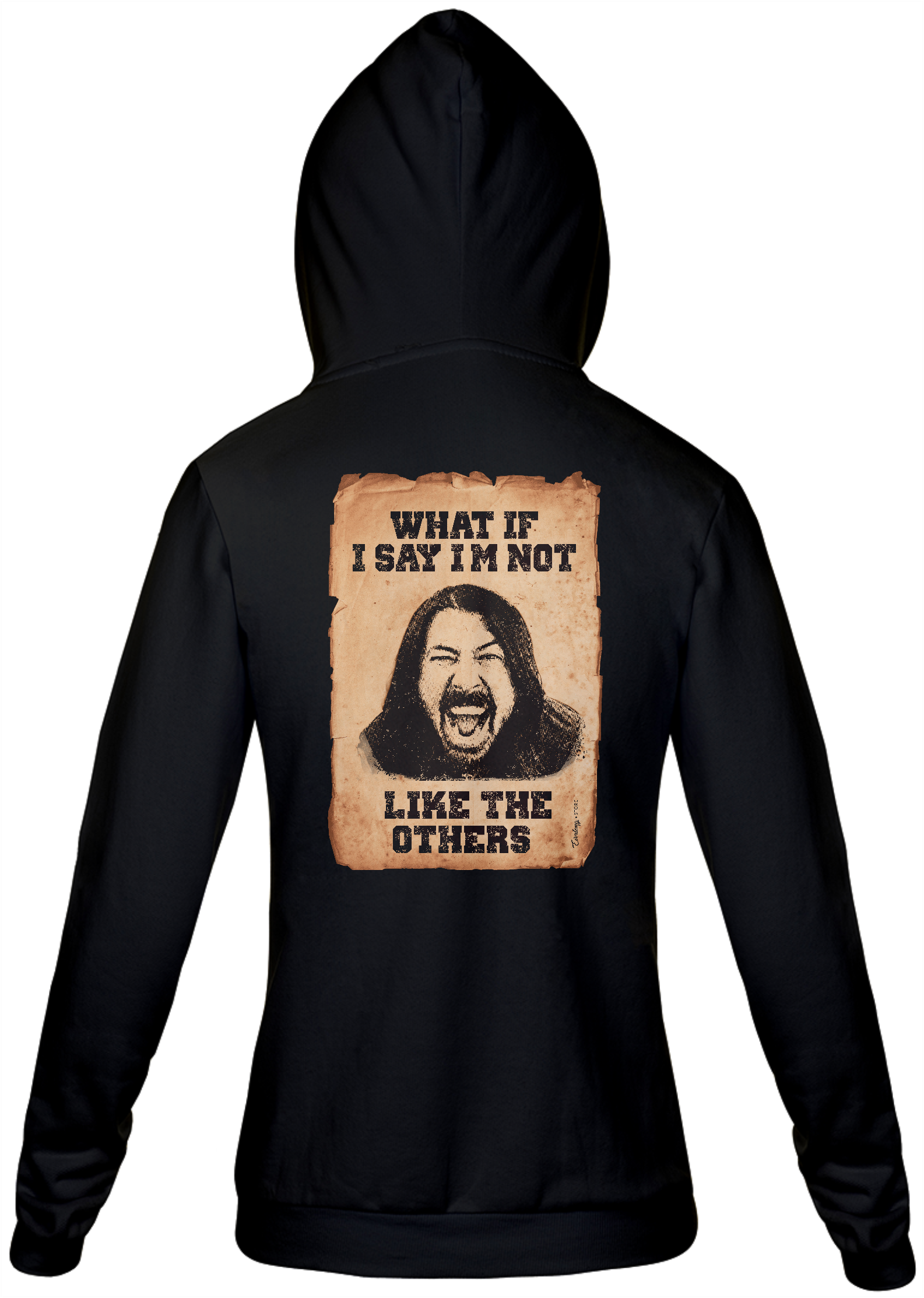 Nome do produto: Moletom com Zíper - Im not like the others