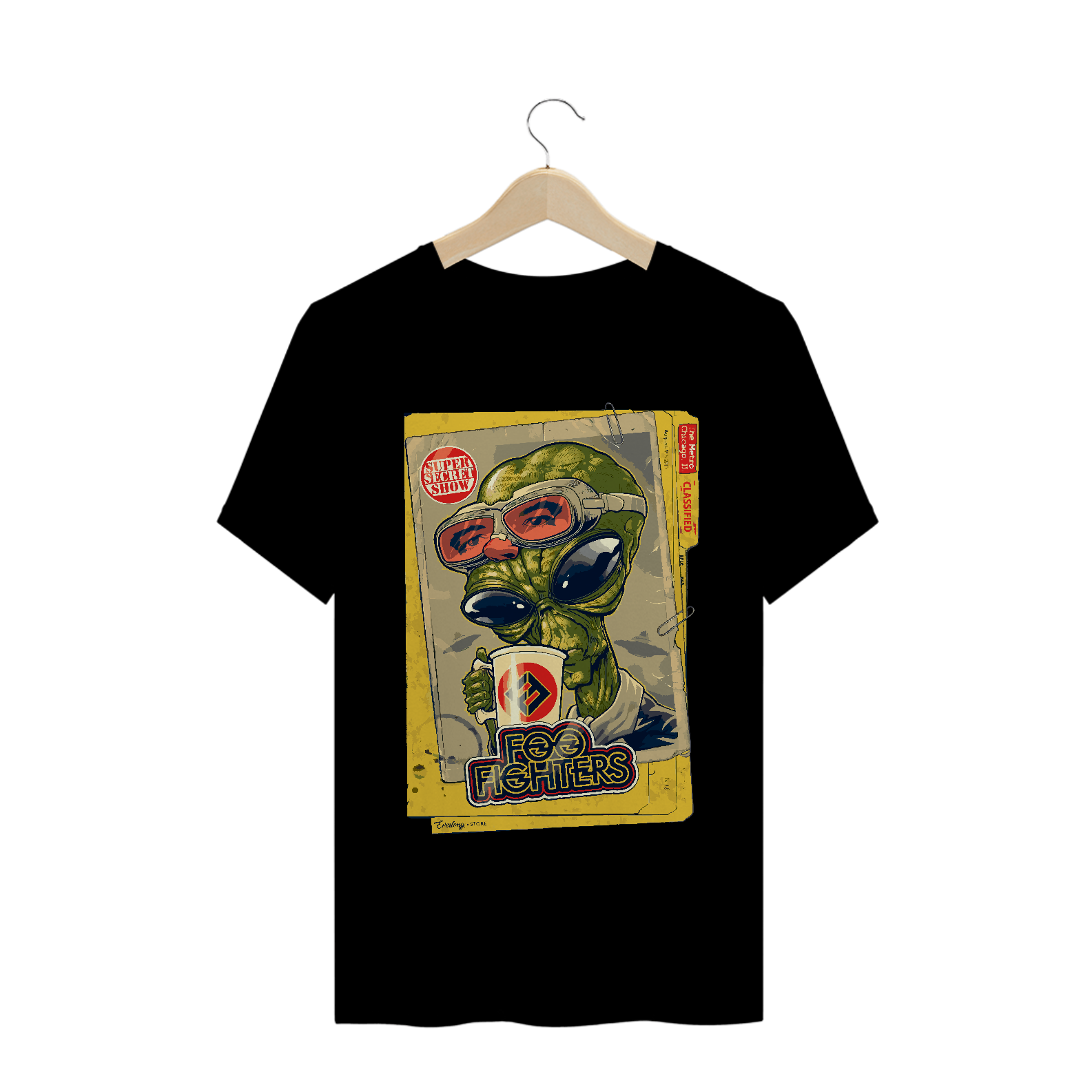 Nome do produto: Camiseta - Super Secret Show, Chicago