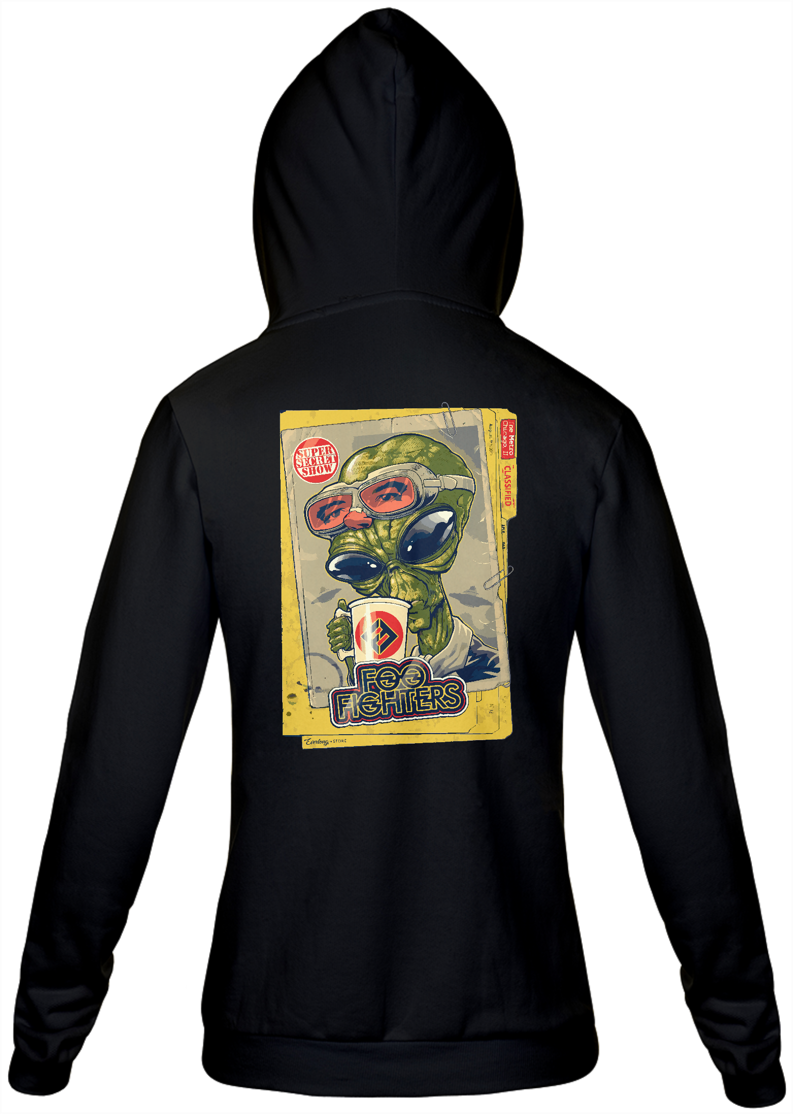 Nome do produto: Moletom com Zíper - Super Secret Show, Chicago