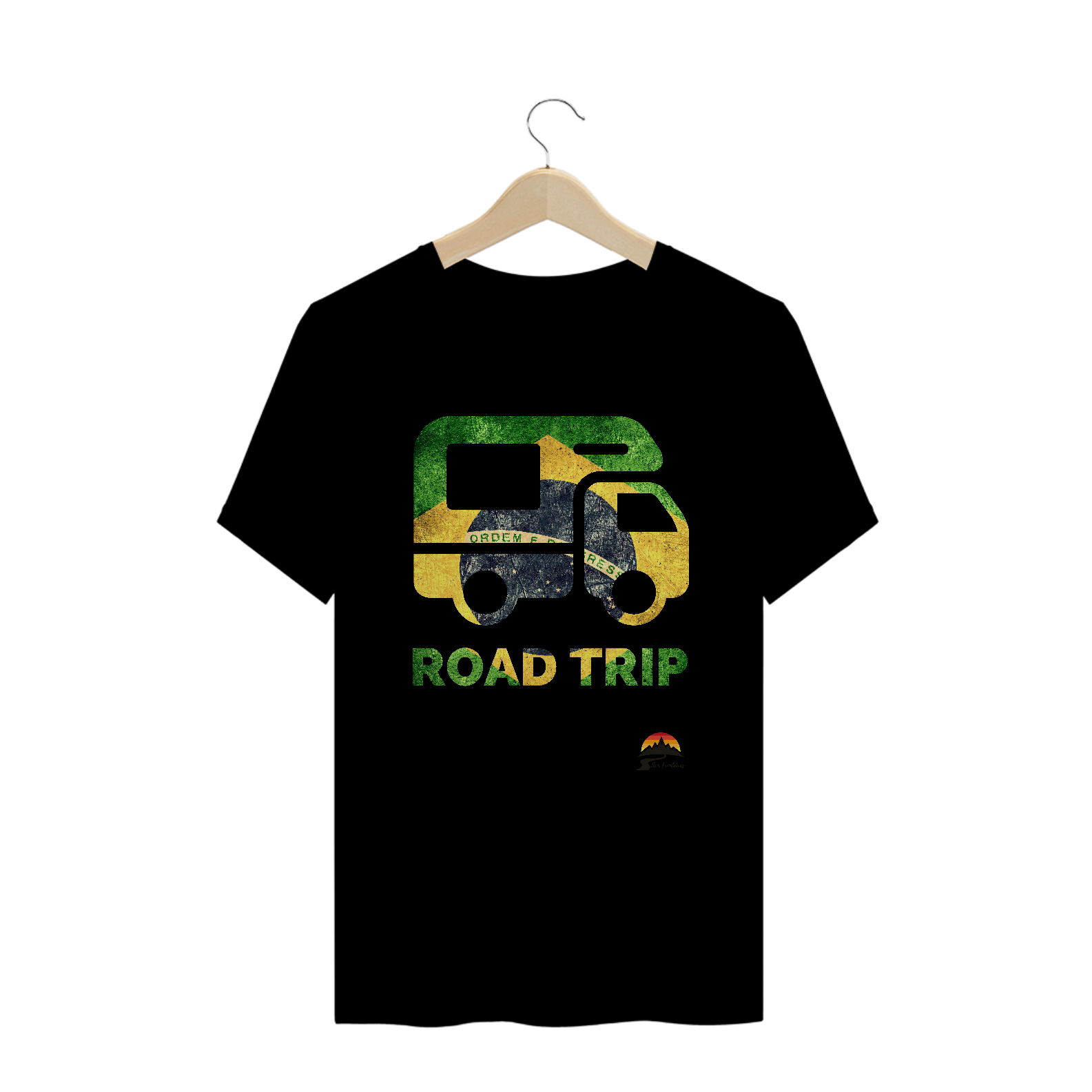 Nome do produto: Camiseta ROAD TRIP BRASIL - Sem Fronteiras