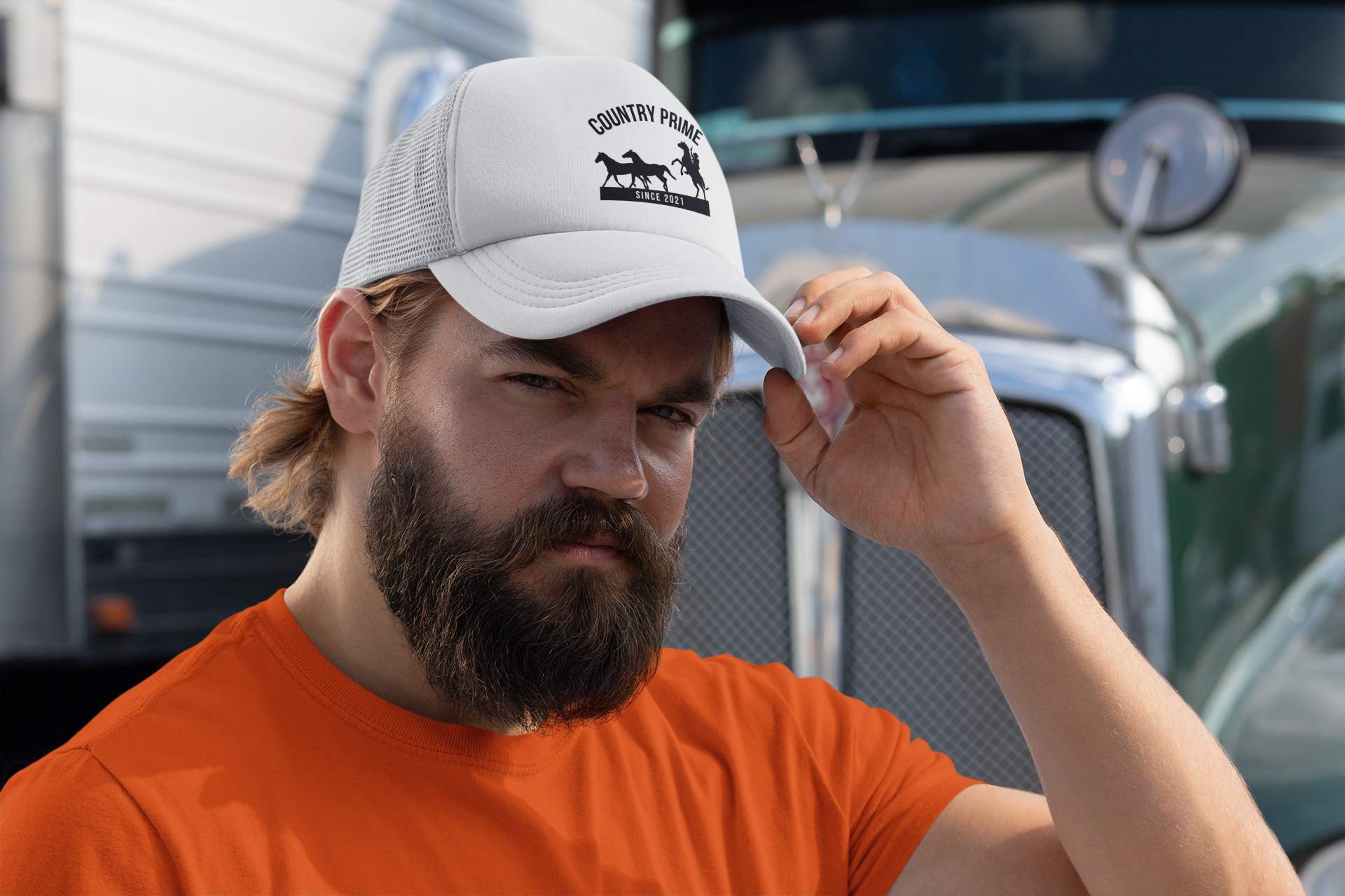 Nome do produto: Boné Trucker de Tela Country Prime