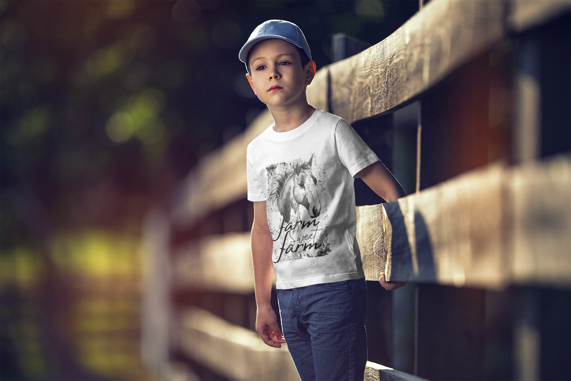 Nome do produto: Camiseta Infantil Farm Sweet Farm