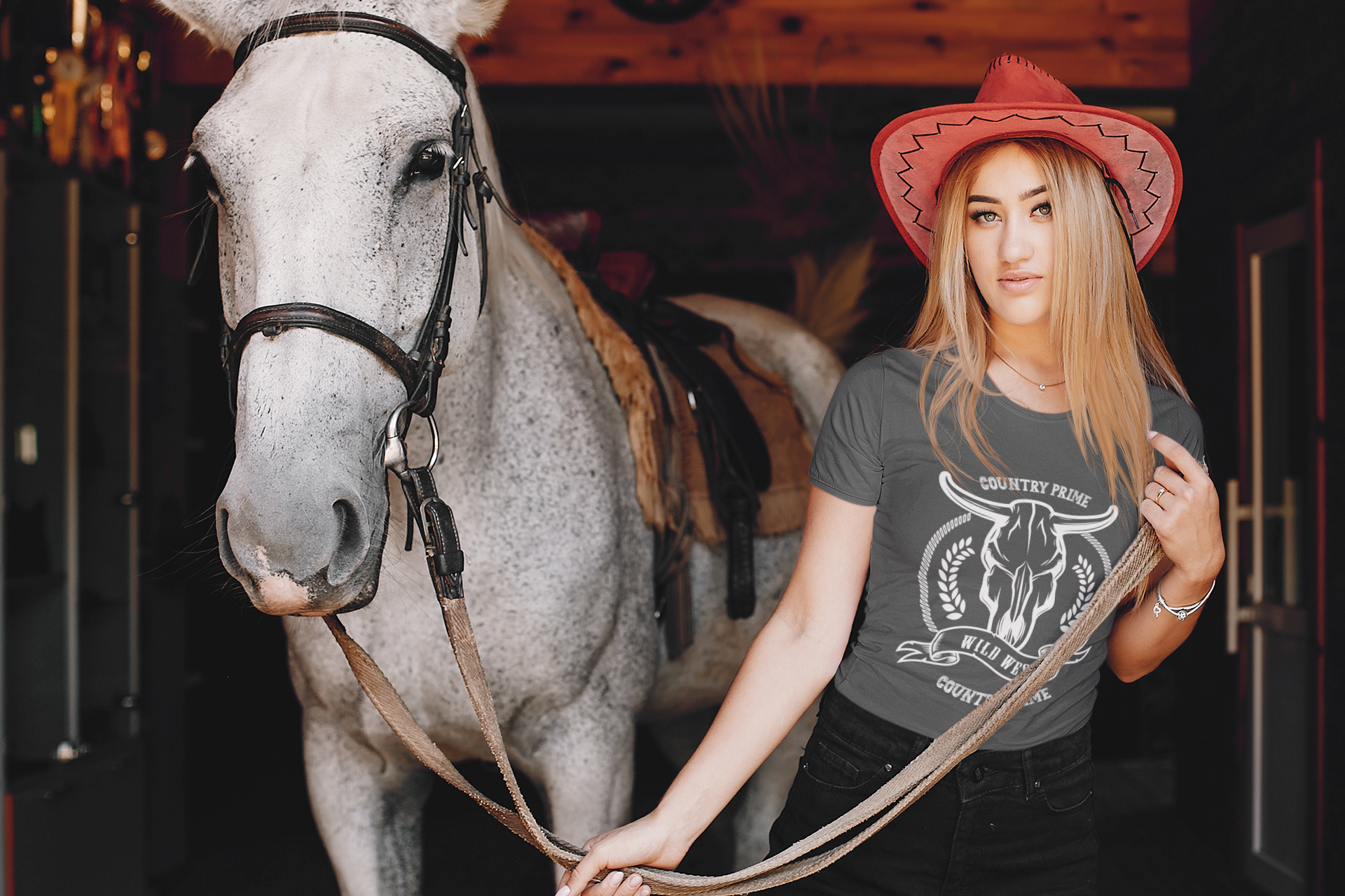 Nome do produto: Baby Long Estonada Wild West - Mulher