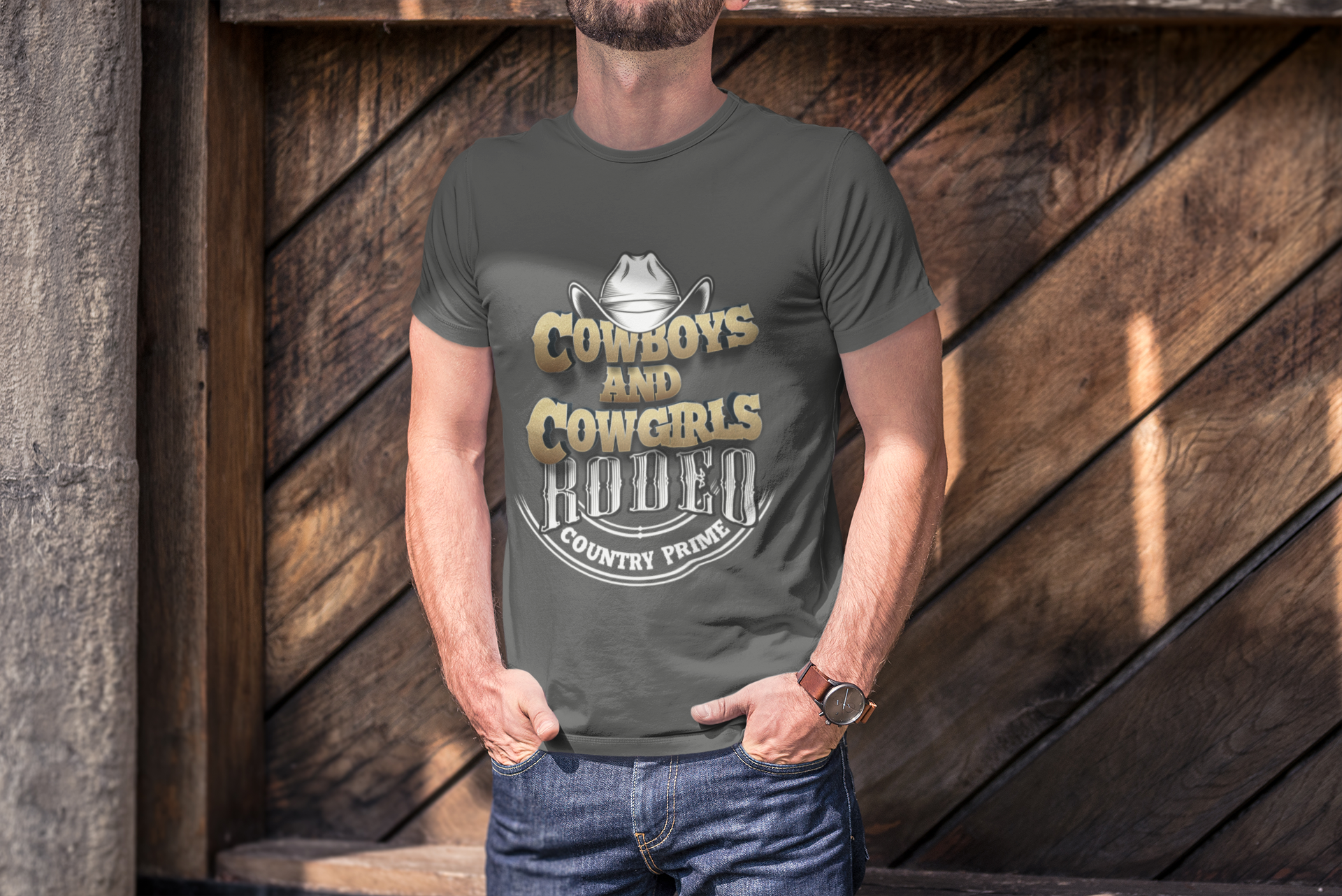 Nome do produto: Camiseta Estonada Cowboys & Cowgirls - Homem