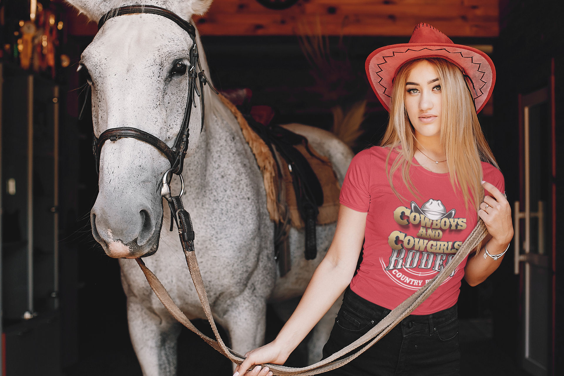 Nome do produto: Baby Long Estonada Cowboys & Cowgirls - Mulher