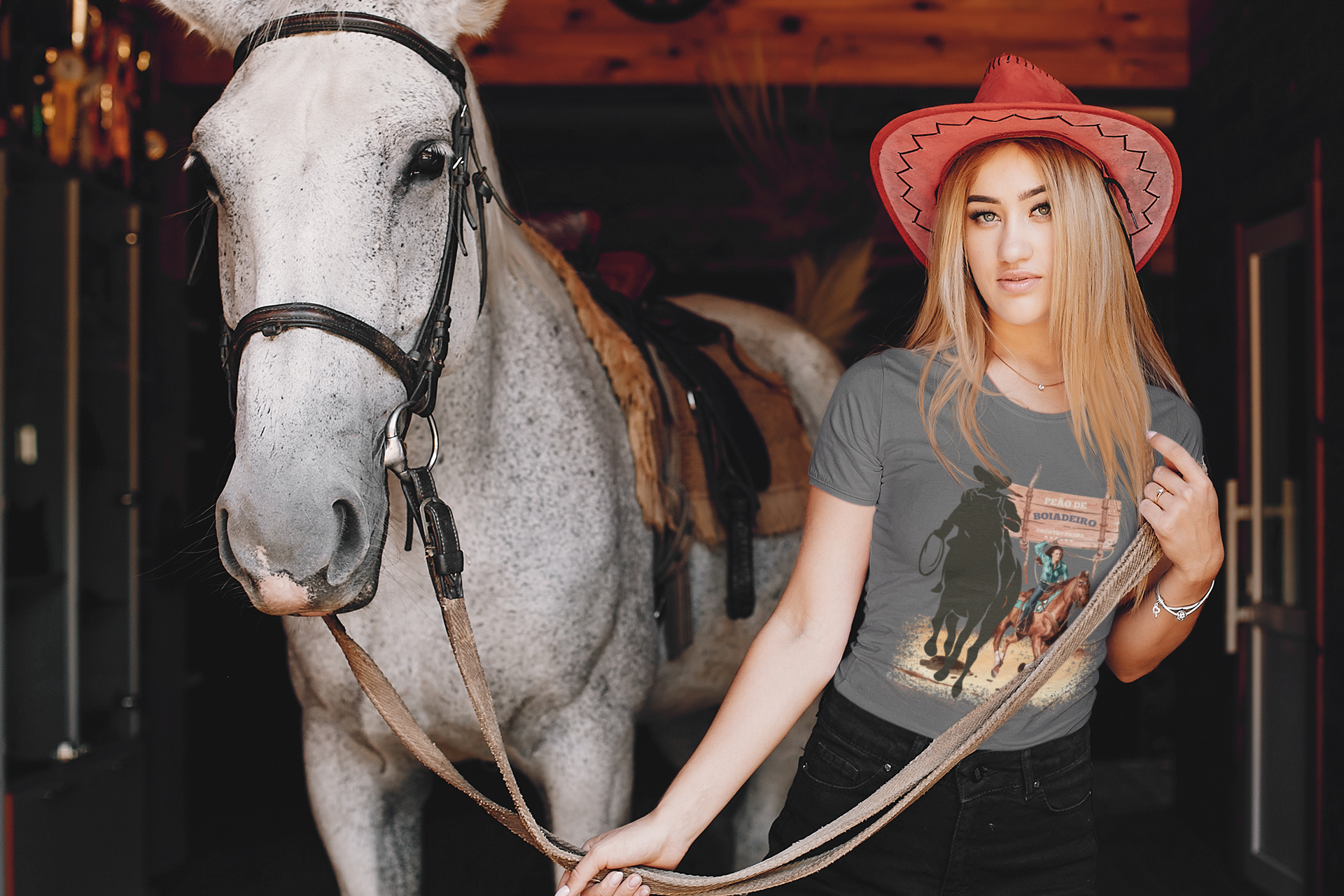 Nome do produto: Baby Long Estonada Peão de Boiadeiro - Mulher