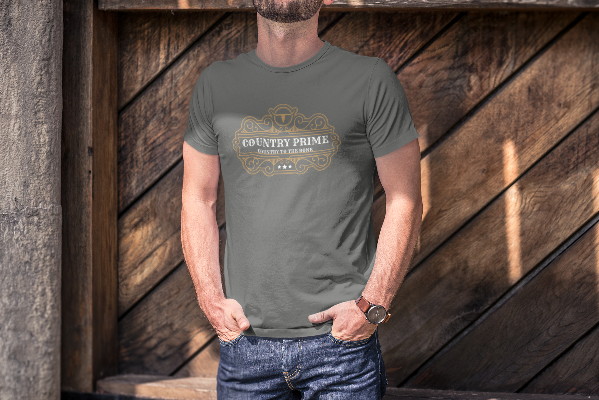 Nome do produto: Camiseta Estonada Country to the Bone - Homem