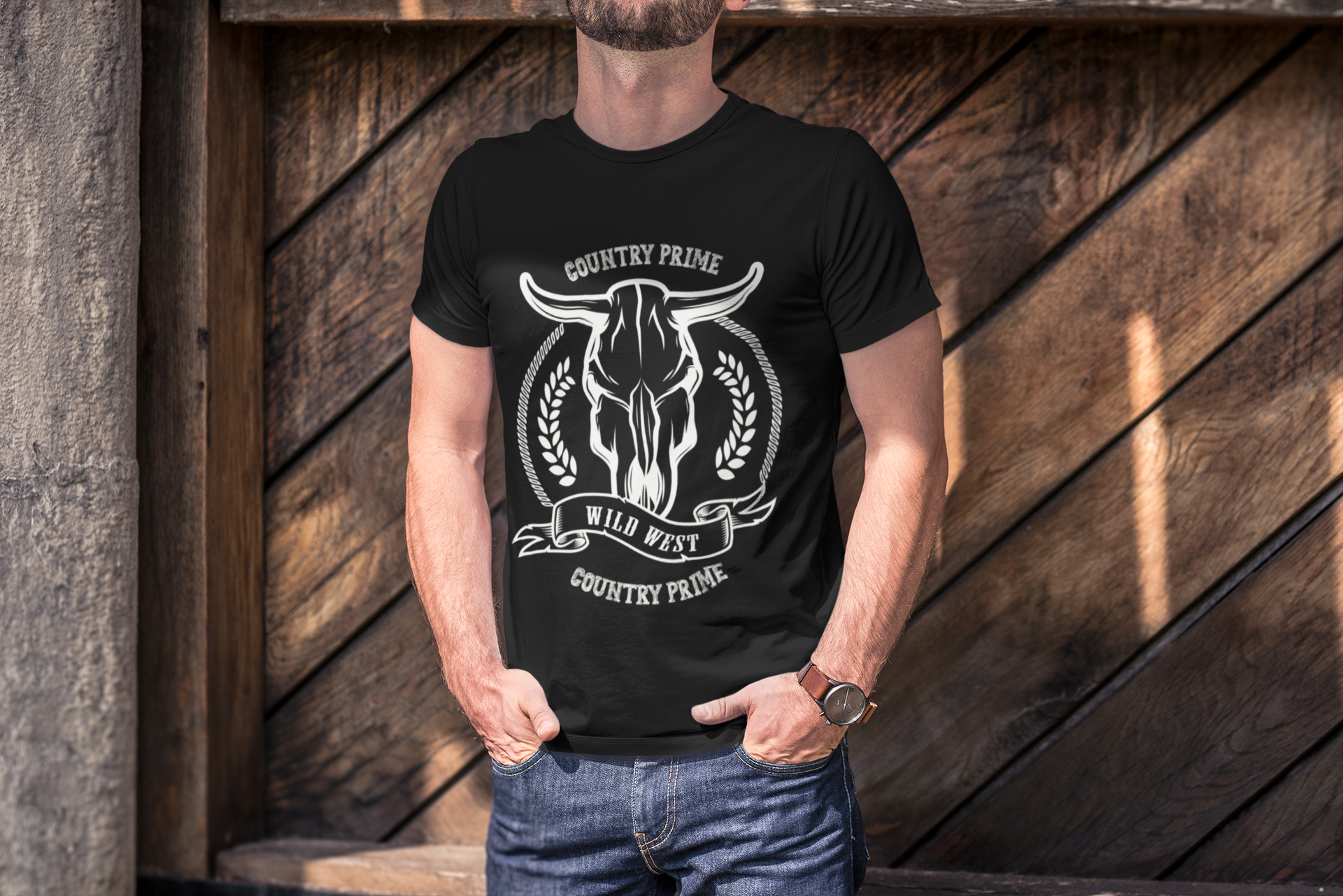 Nome do produto: Camiseta Wild West - Homem