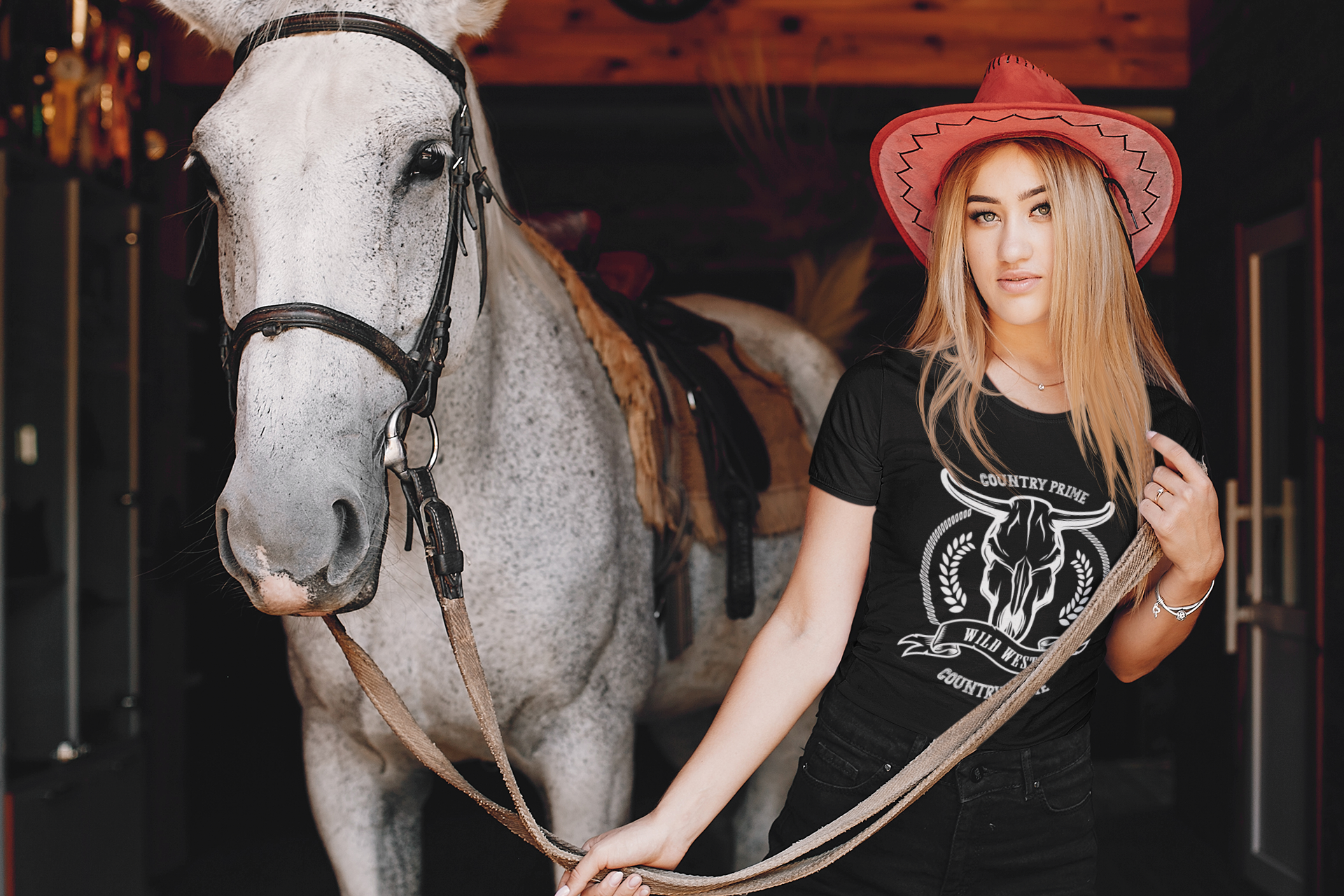 Nome do produto: Baby Long Wild West - Mulher