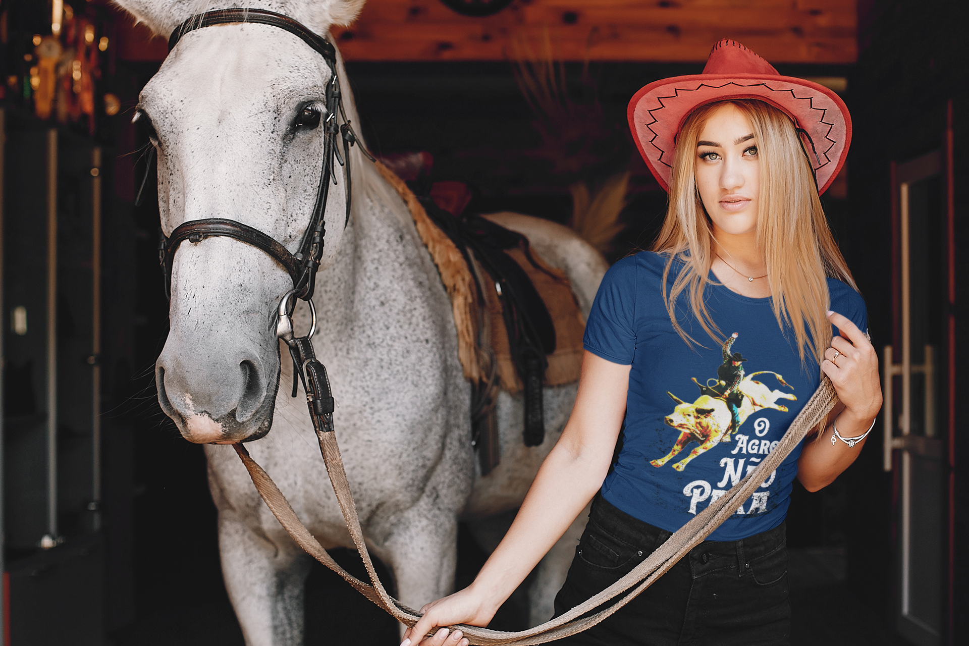 Nome do produto: Baby Long O Agro Não Para - Mulher