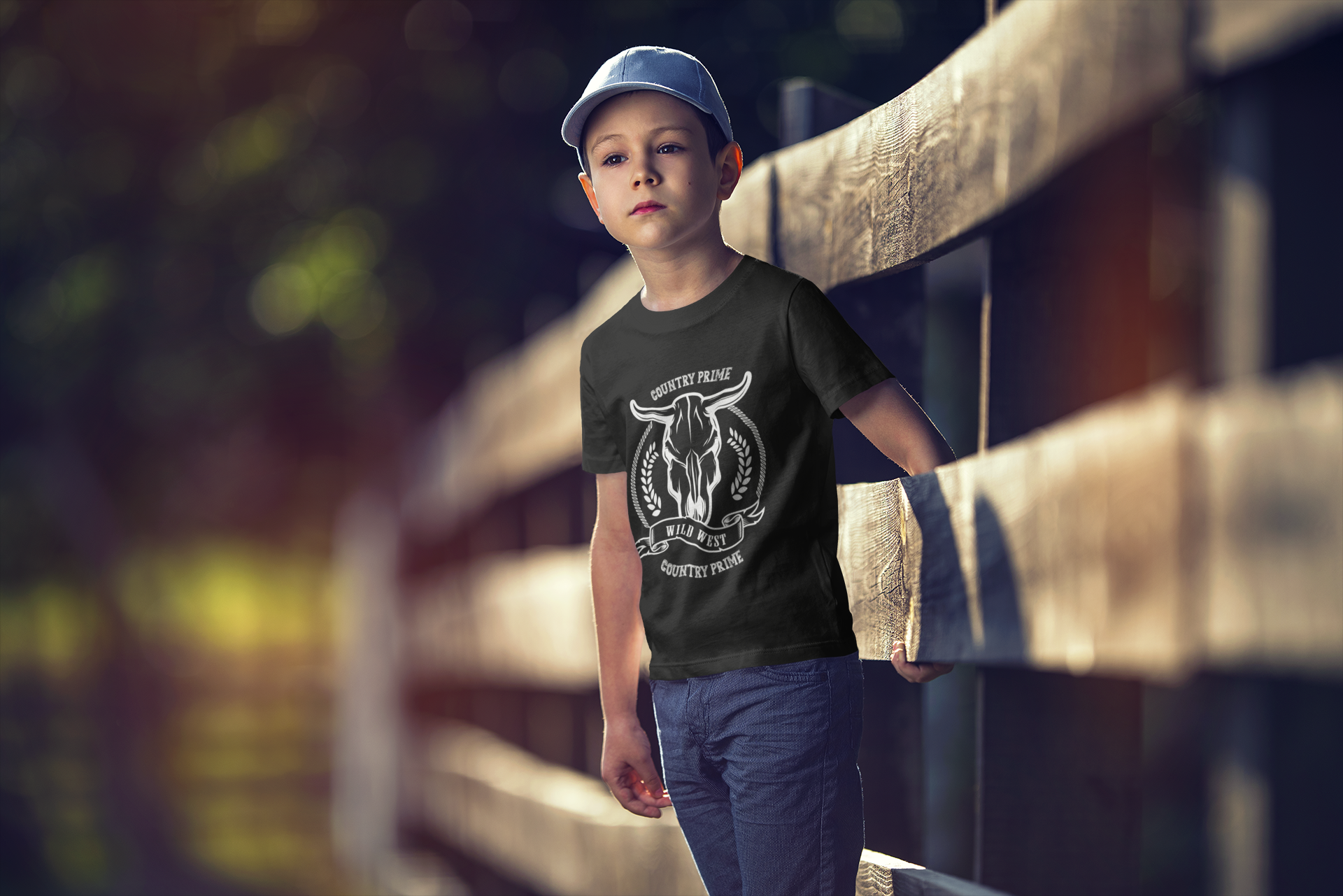Nome do produto: Camiseta Infantil Wild West