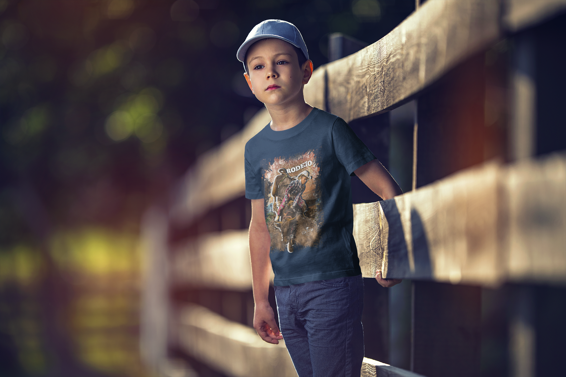 Nome do produto: Camiseta Infantil Rodeio