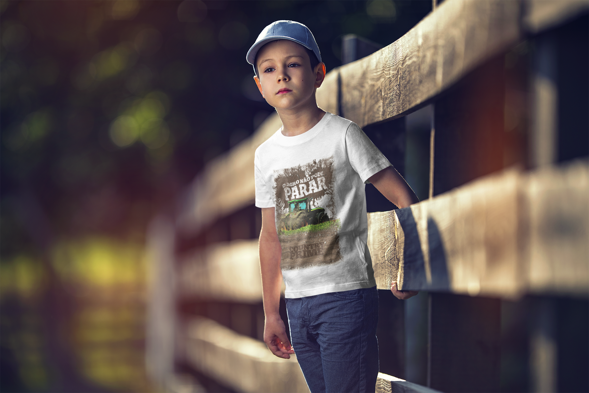 Nome do produto: Camiseta Infantil O Agro Não Pode Parar 