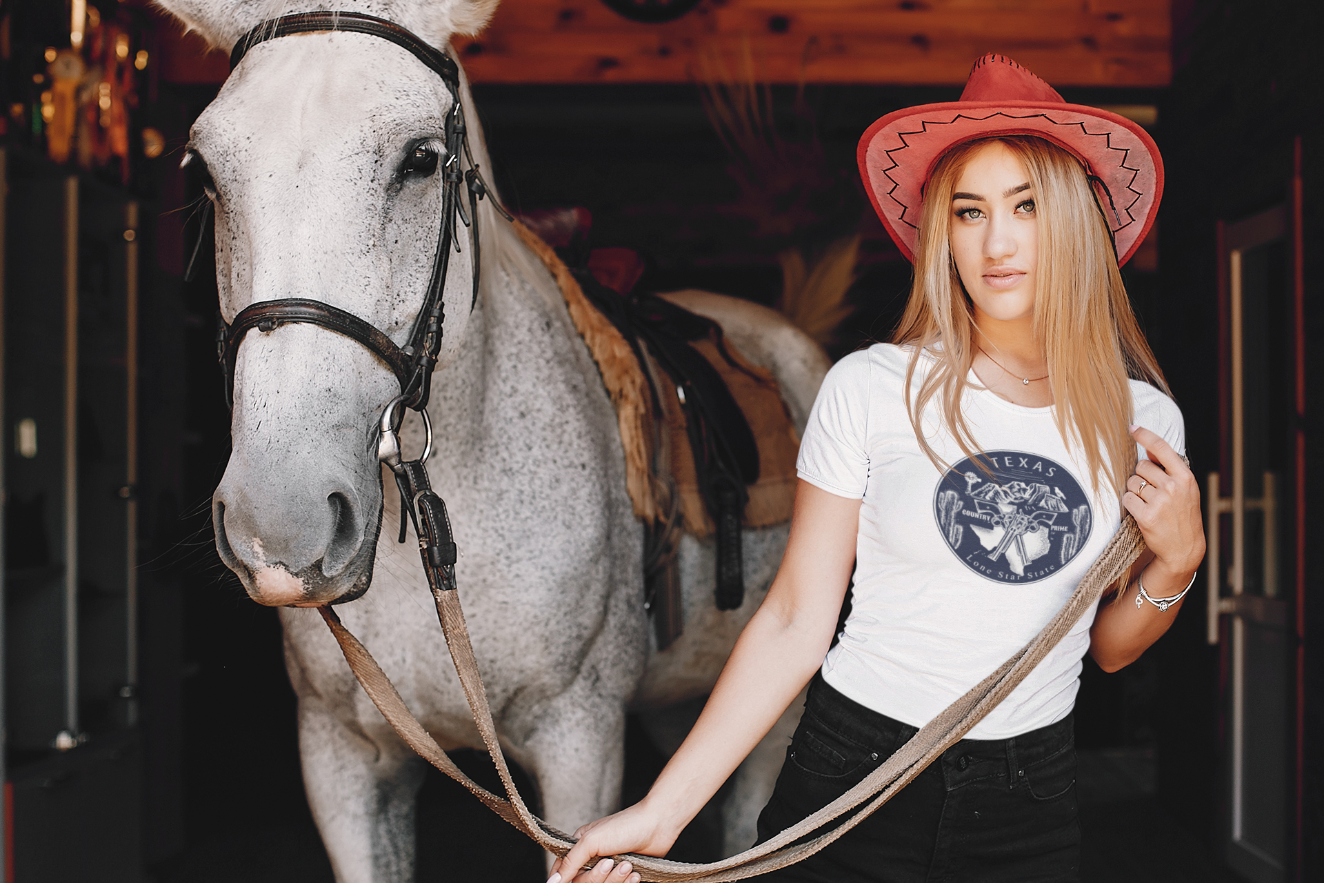 Nome do produto: Baby Long Texas Lone Star State - Mulher