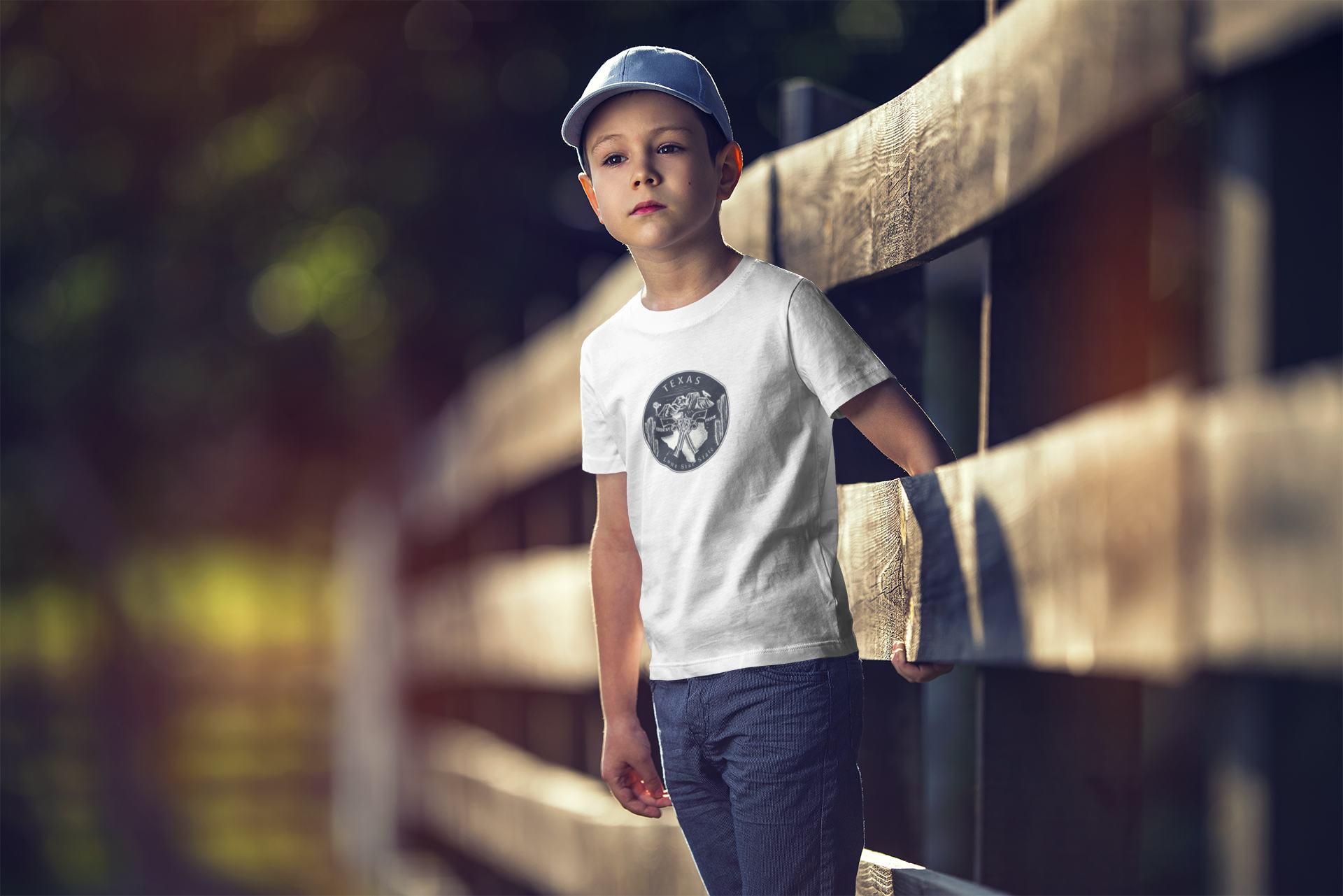 Nome do produto: Camiseta Infantil Texas Lone Star State