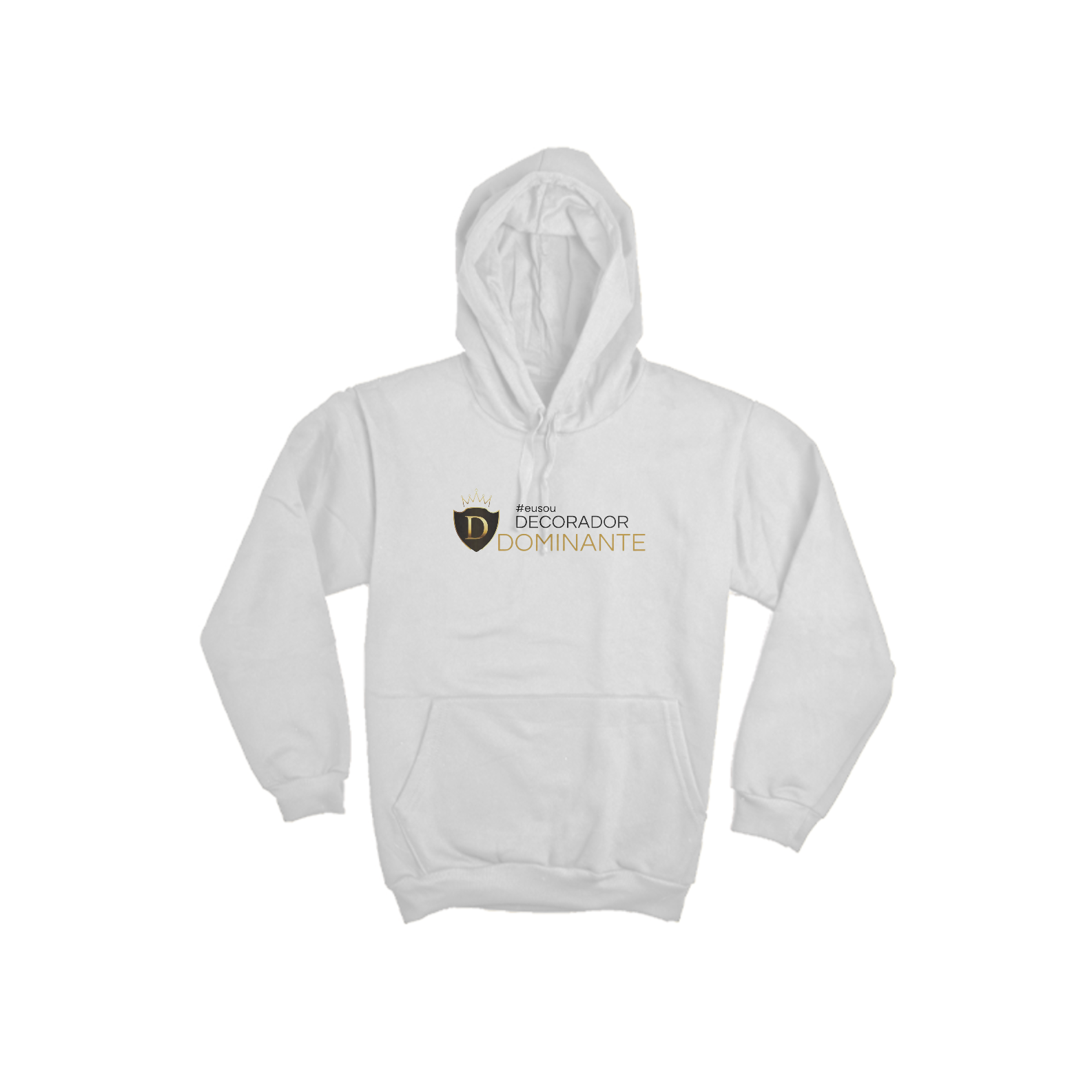 Nome do produto: Moleton Canguru Dominante Branco