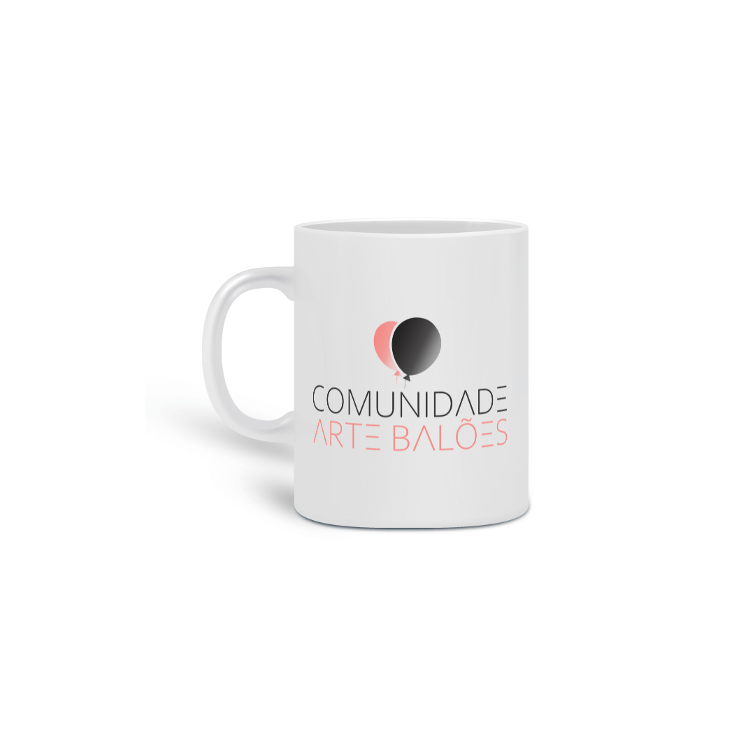 Nome do produto: Caneca Comunidade Arte Balões