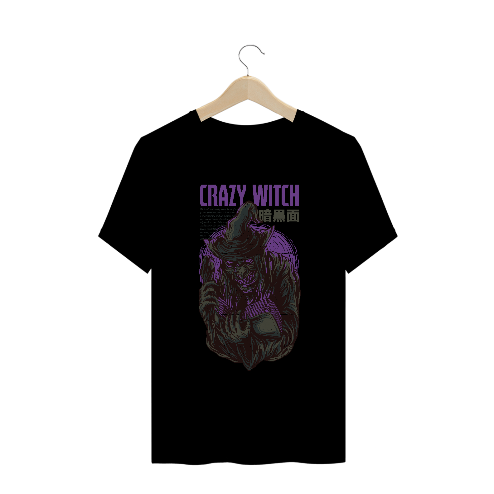 Nome do produto: Camiseta Crazy Witch | Bruxaria