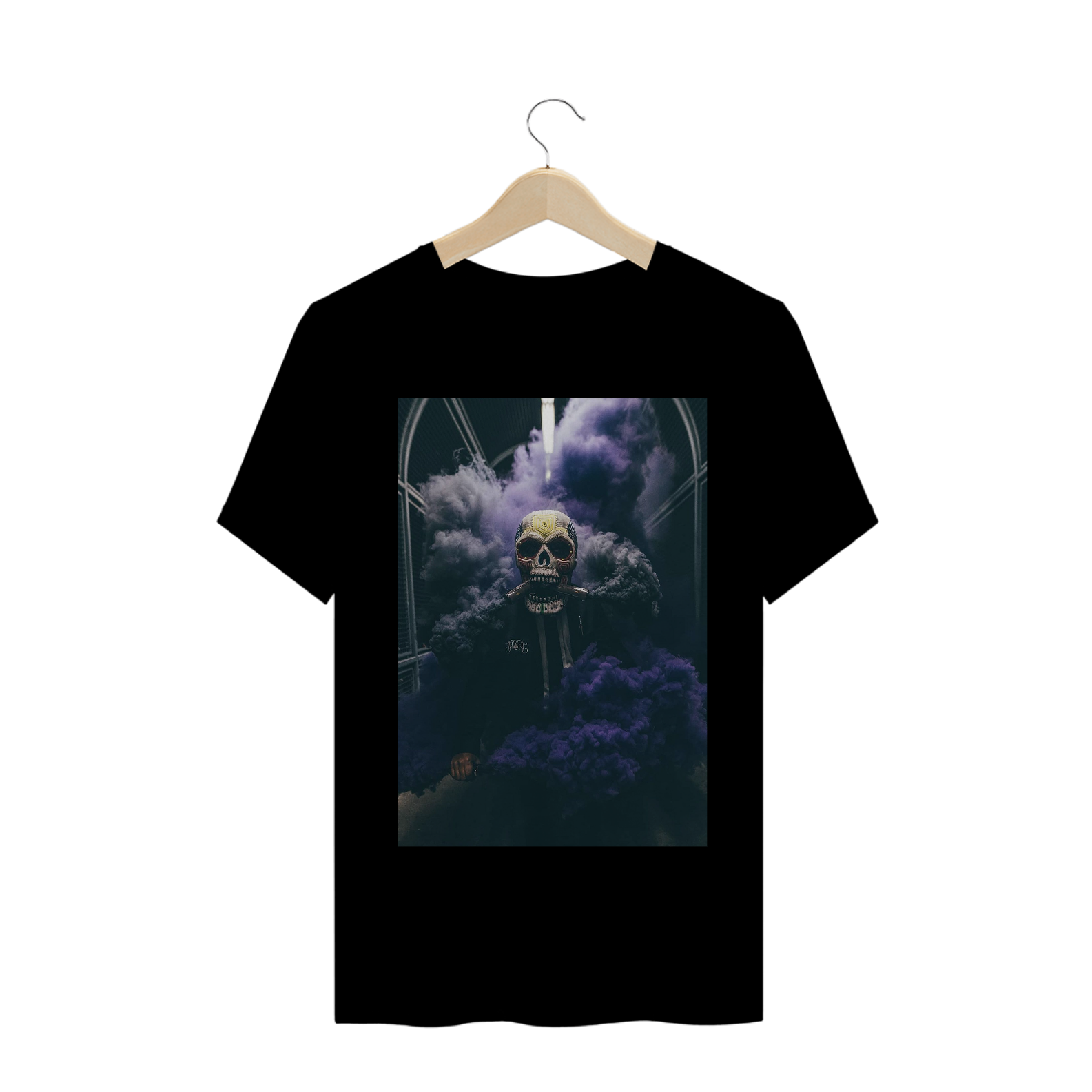 Nome do produto  Camisa Masculina Skull in Smoke