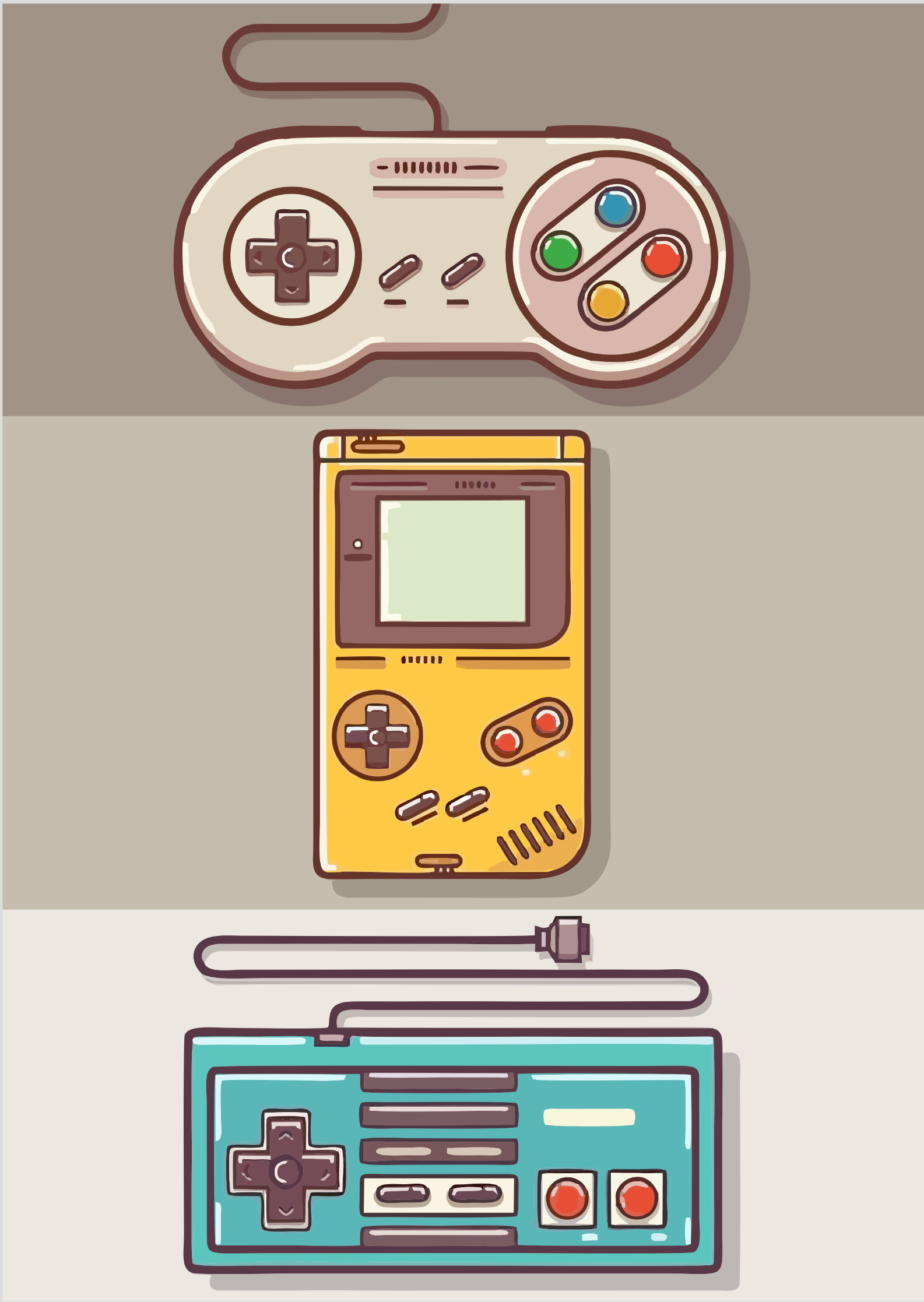 Nome do produto: Poster Gerações Gamer