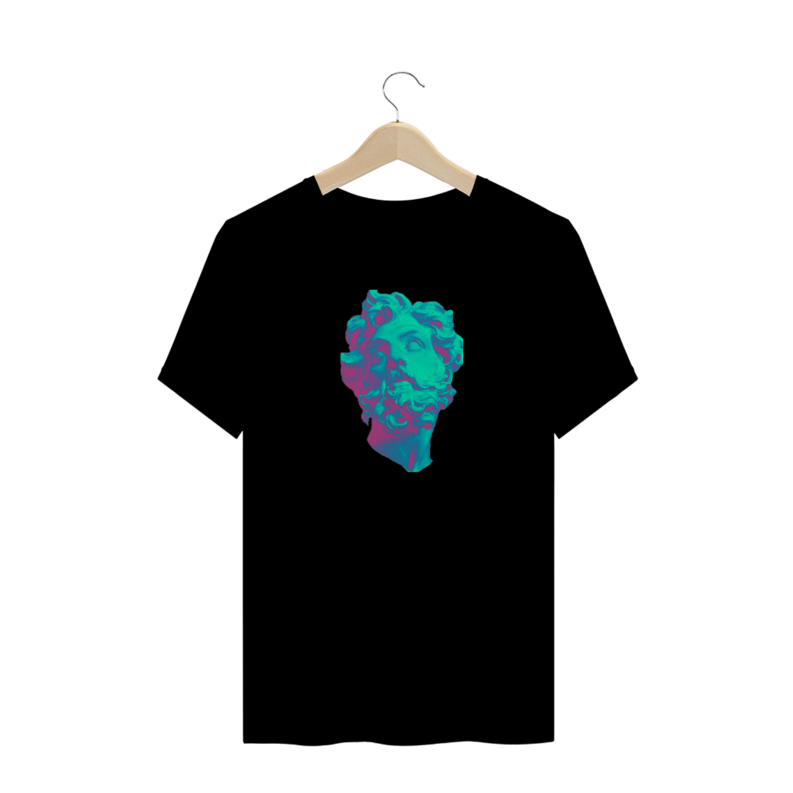 Nome do produto: T-Shirt Greek Statue Neon
