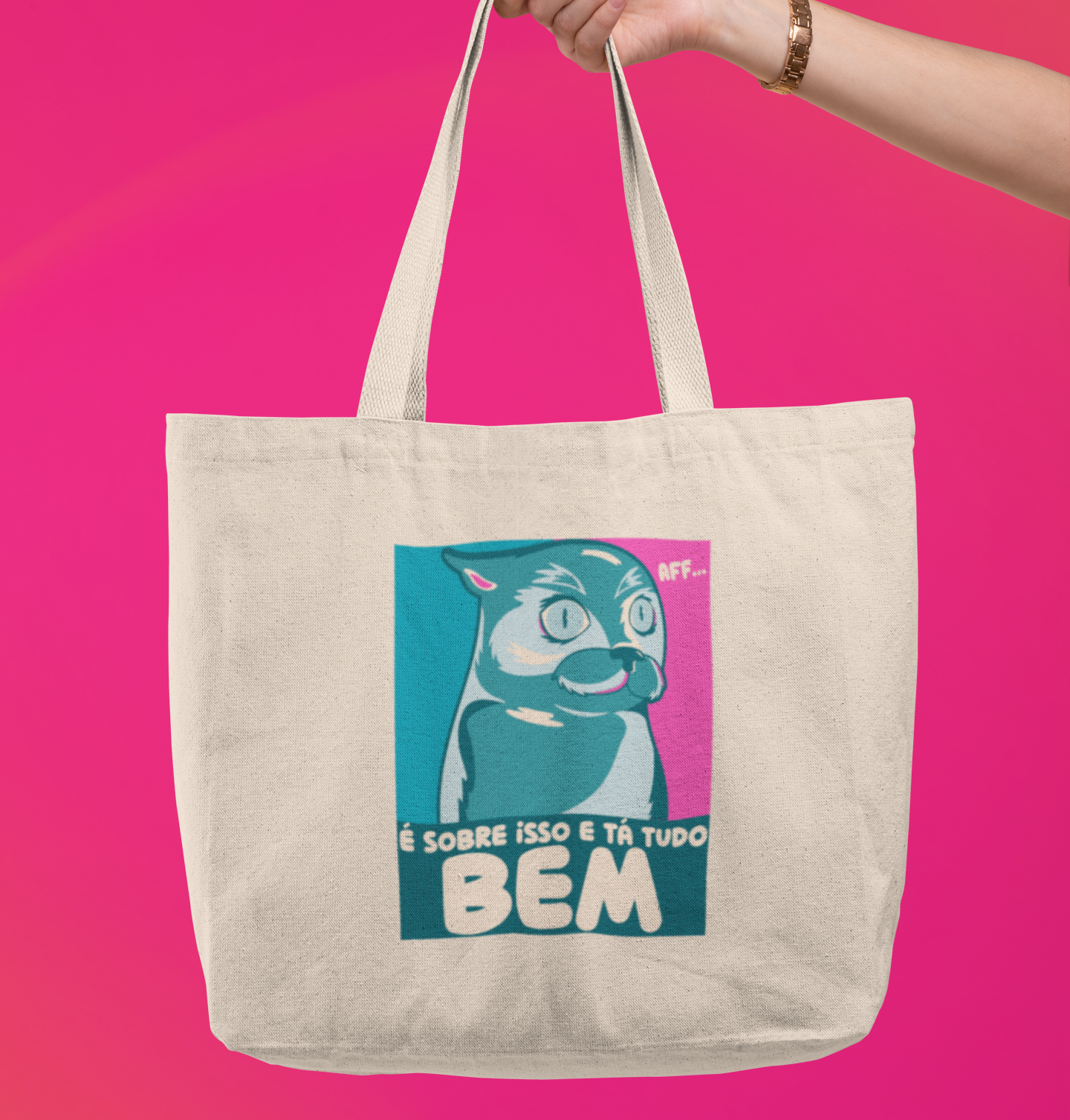 Nome do produto: Ecobag Gato é sobre isso