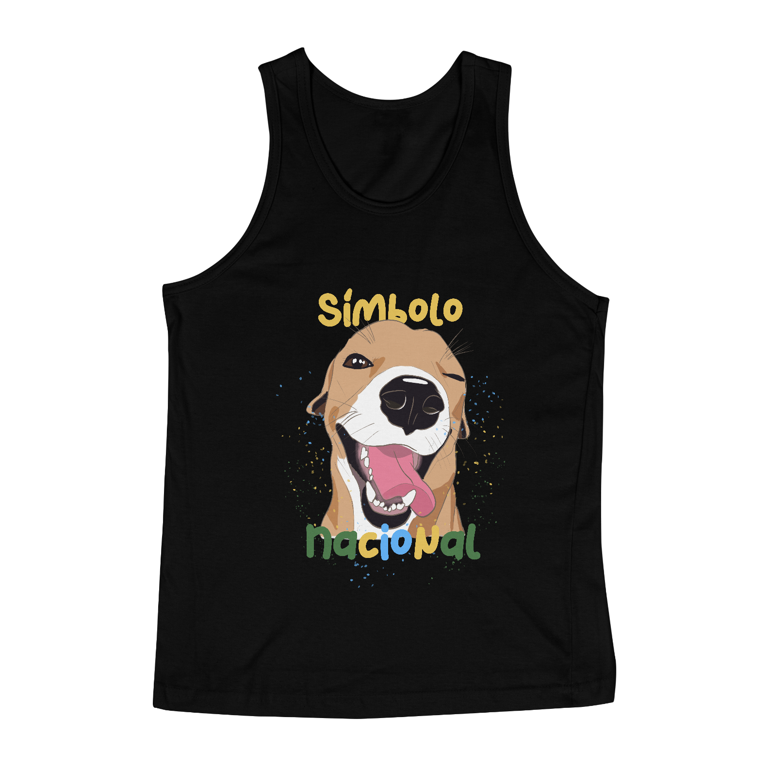 Nome do produto: Regata Masculina Vira-lata Caramelo Símbolo Nacional