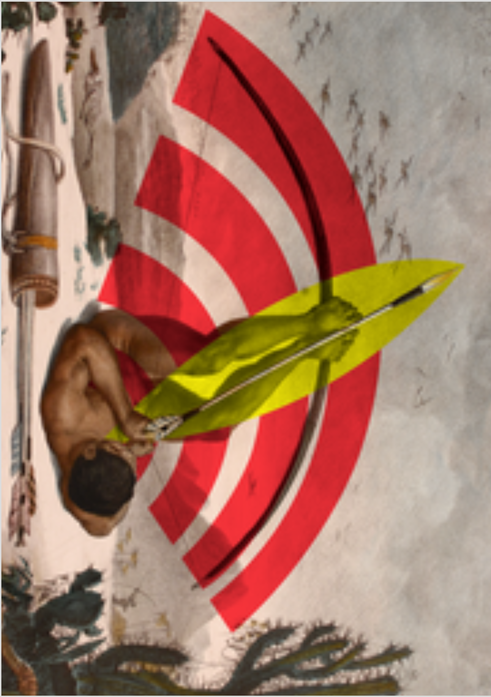 Nome do produto: Arqueiro Digital - Logo Rádio Yandê A2 by Denilson Baniwa