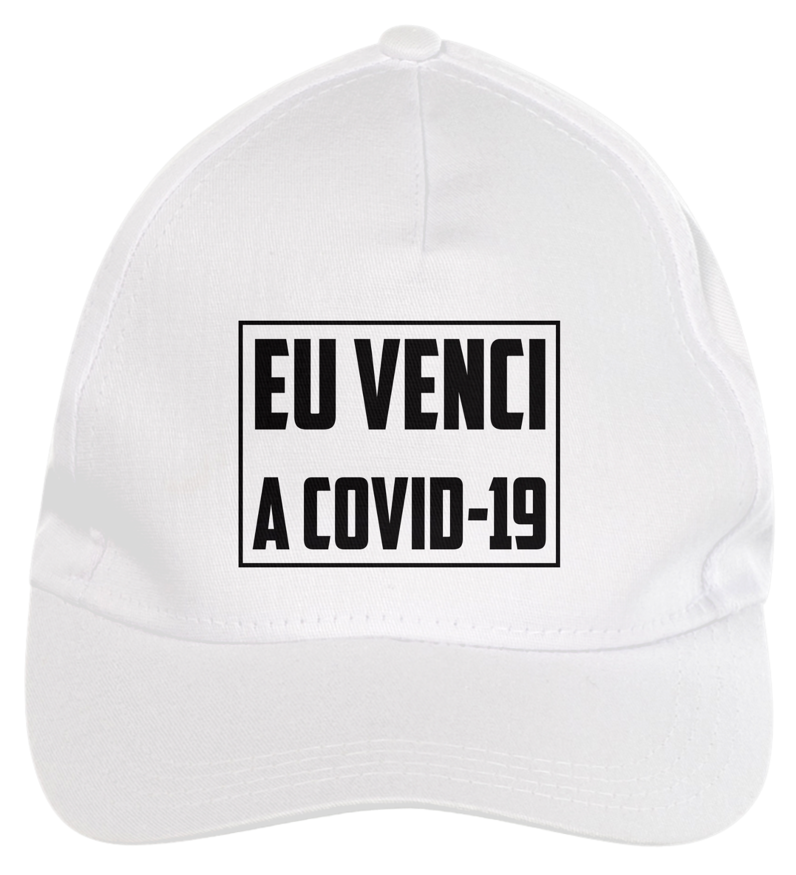 Nome do produto: Boné Eu venci a Covid--19 claro