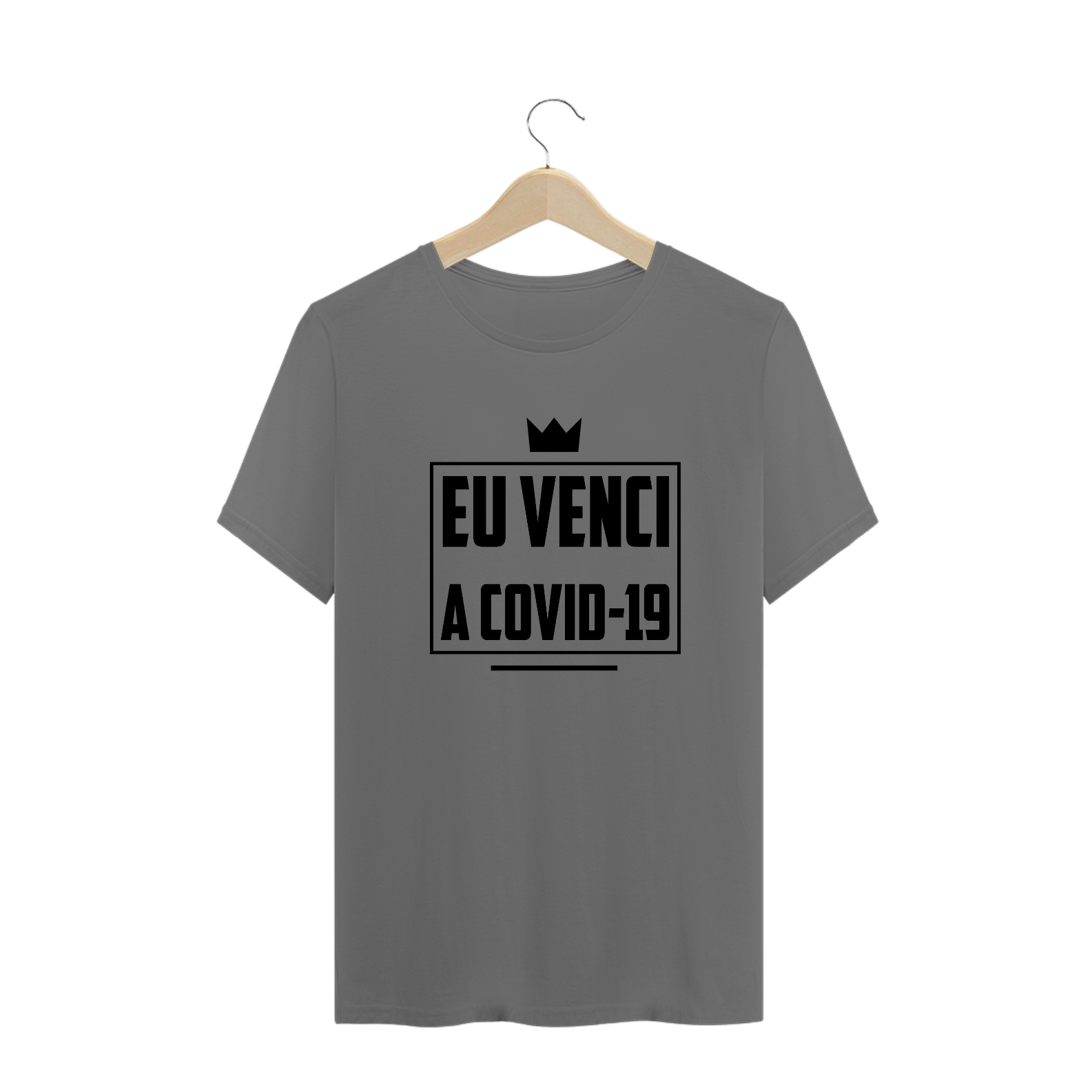 Nome do produto: Camiseta Eu venci a Covid-19