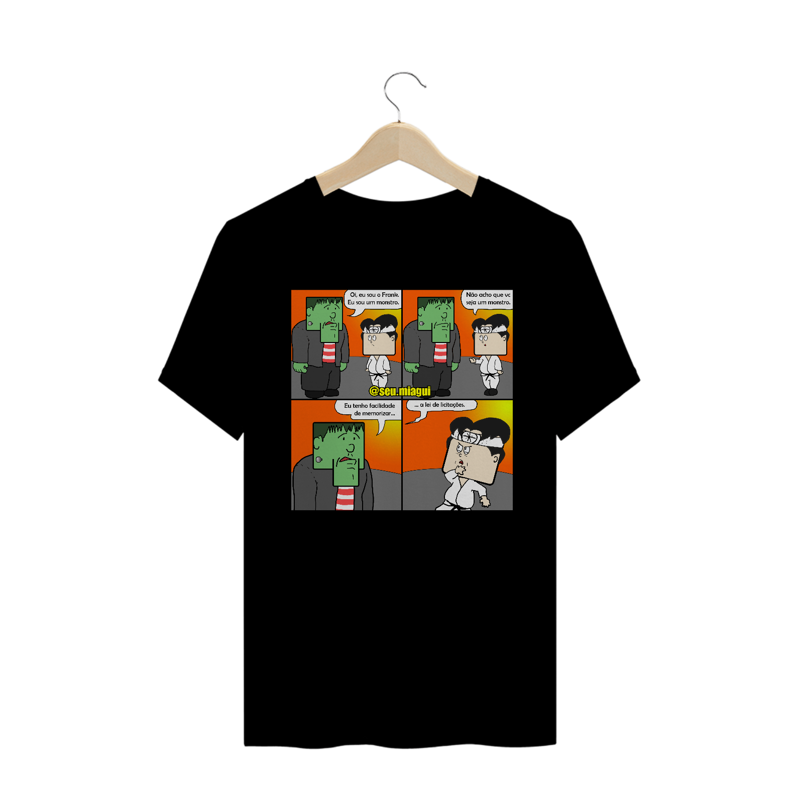 Nome do produto: Camiseta Tirinha 09 Direito