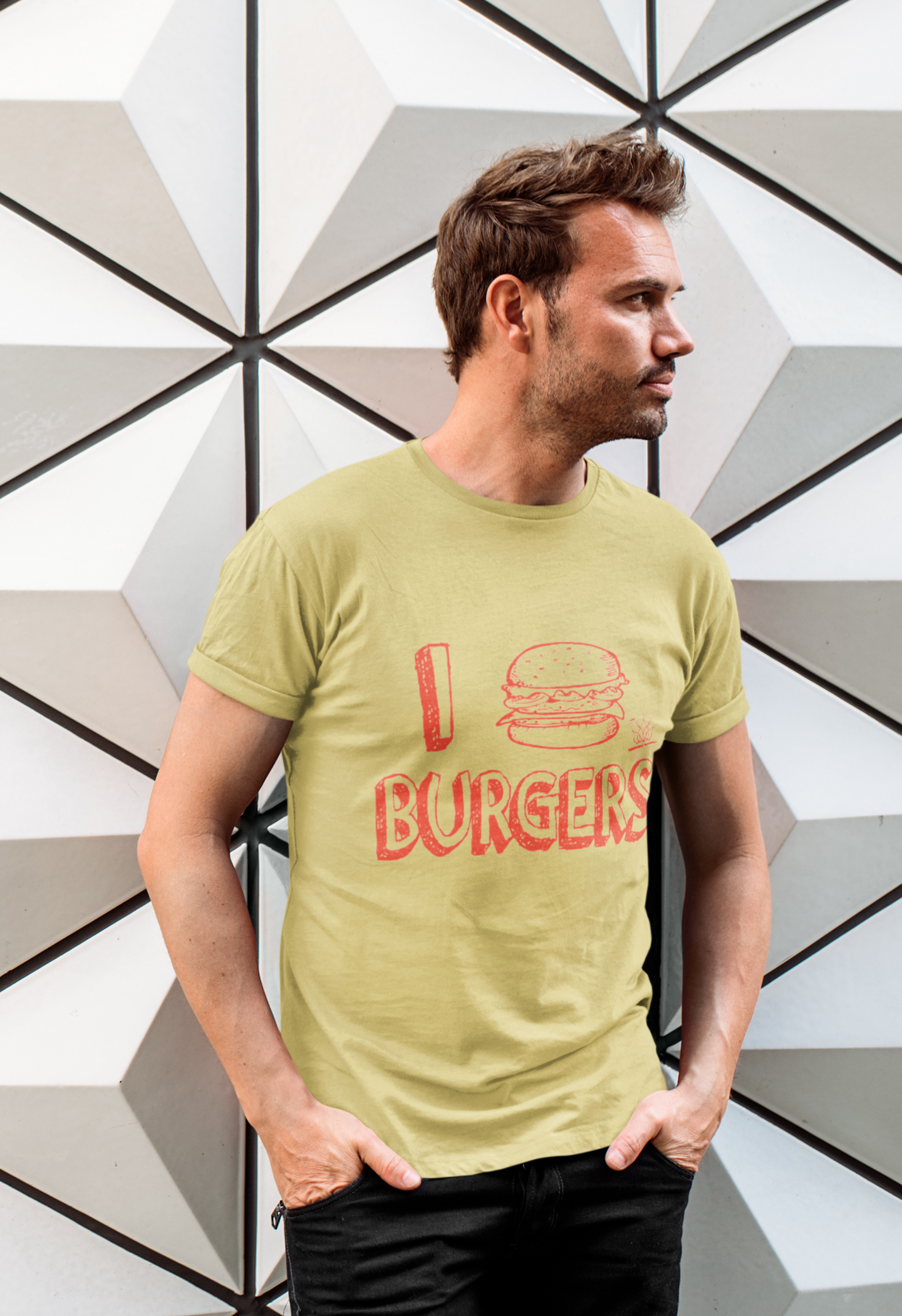 Nome do produto: Camiseta I Love Burgers