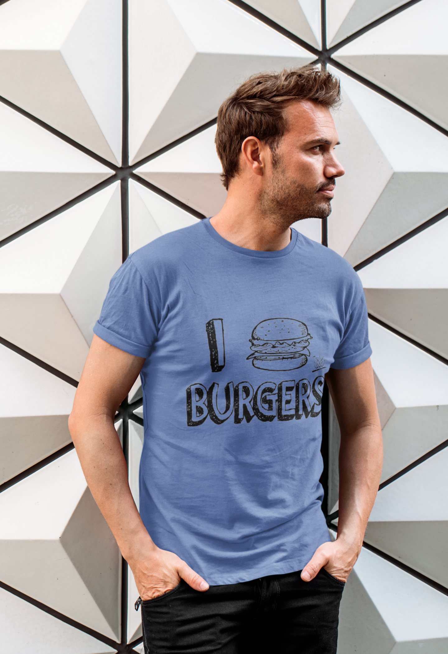 Nome do produto: Camiseta I love Burgers