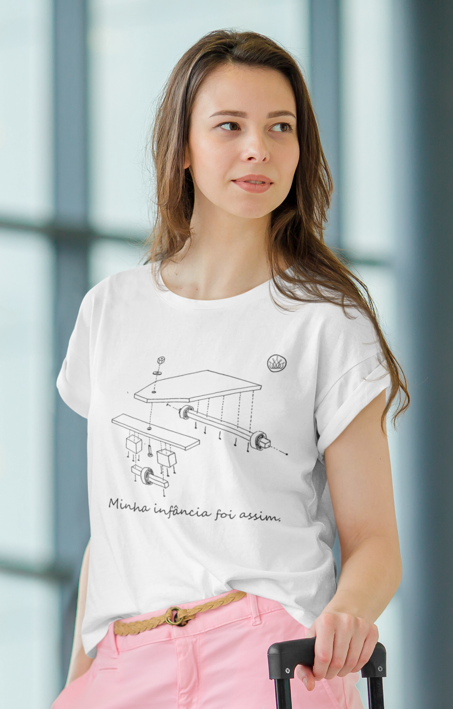 Nome do produto: Camiseta Rolimã Draft Branca