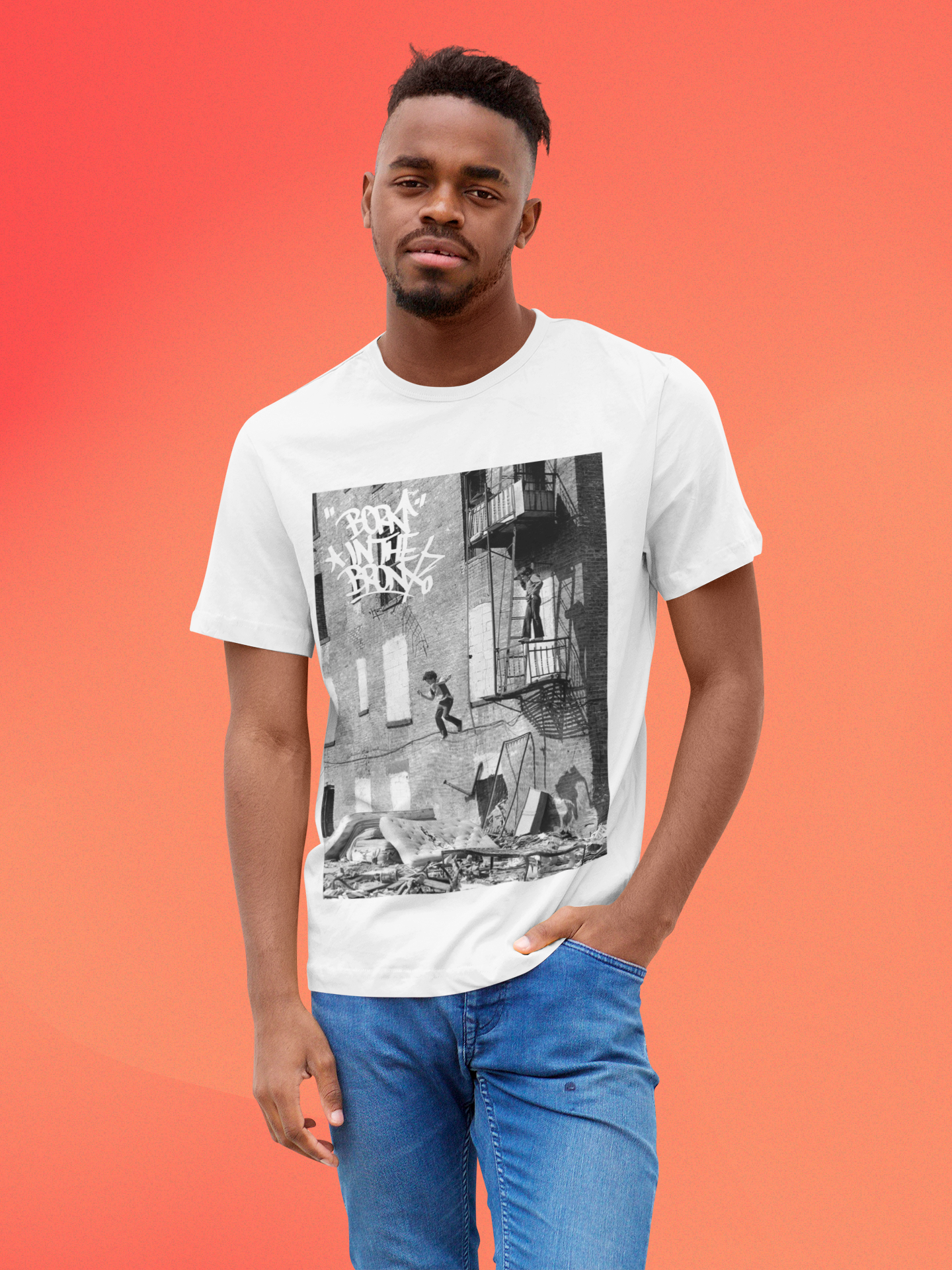 Nome do produto: Camiseta Bronx Kids Branca