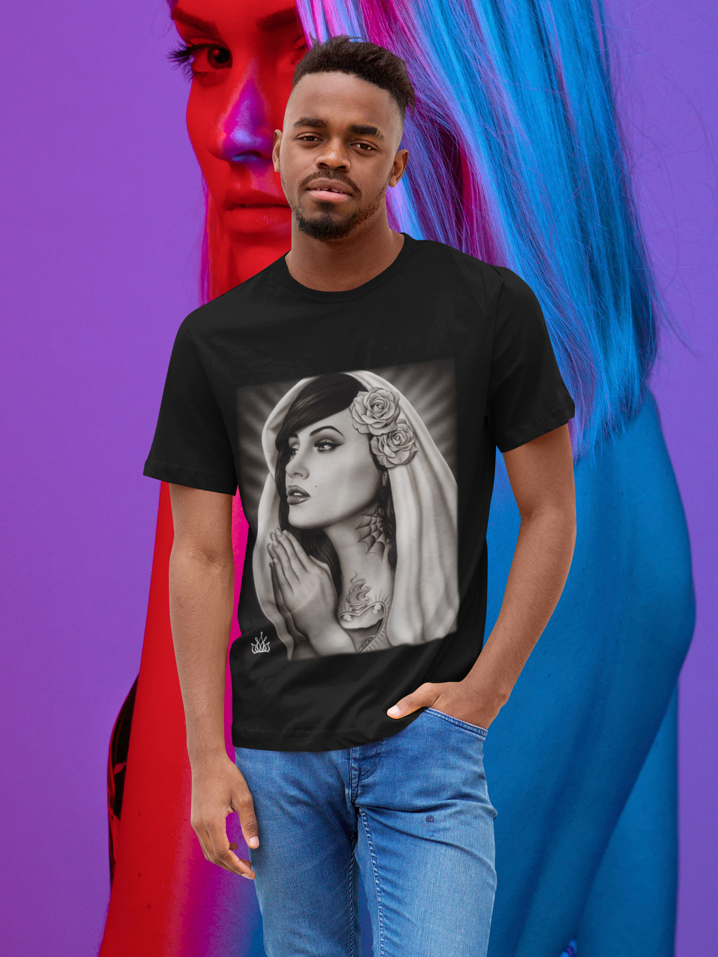 Nome do produto: Camiseta La Santa Mexicana