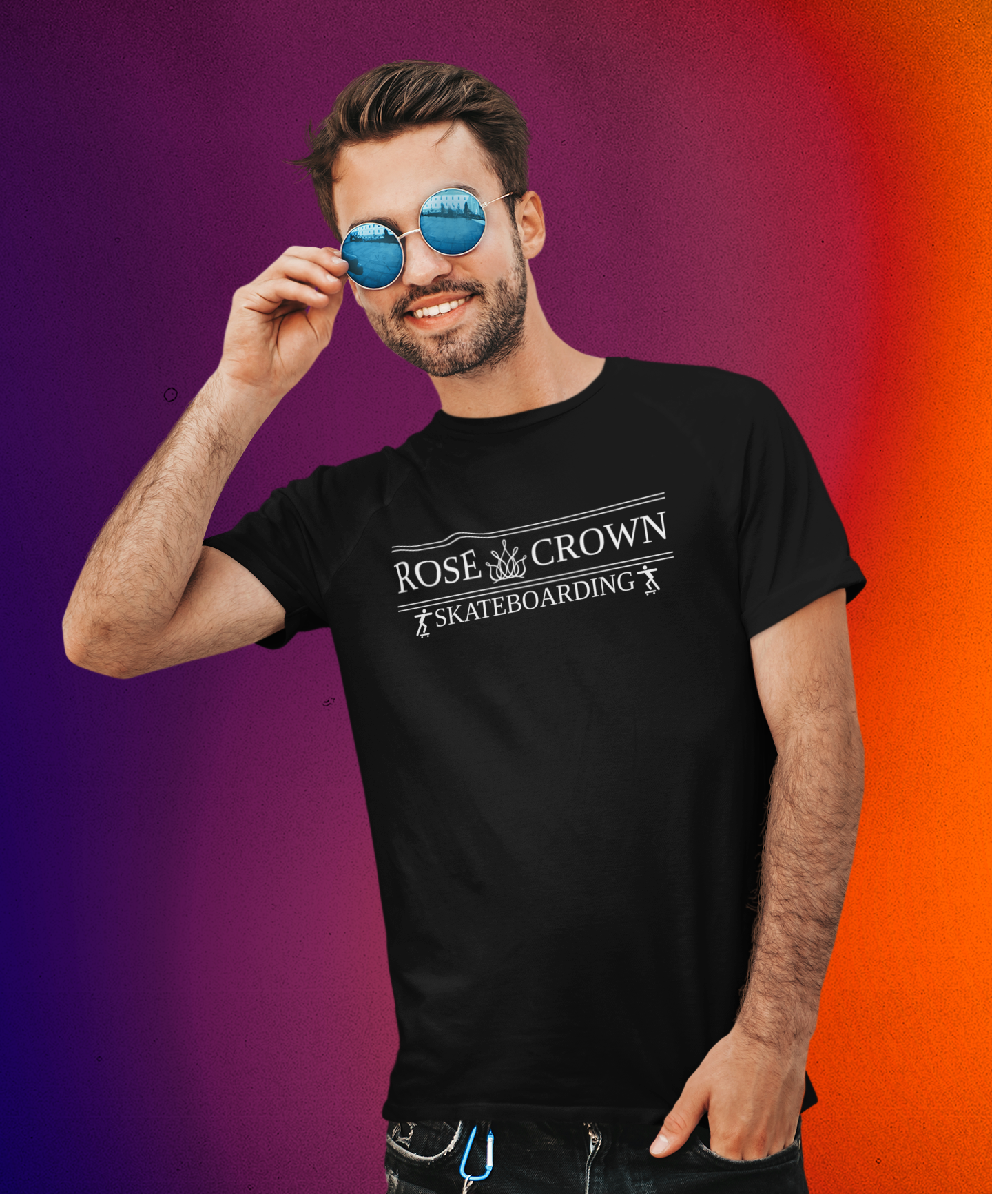 Nome do produto: Camiseta Skateboarding Preta