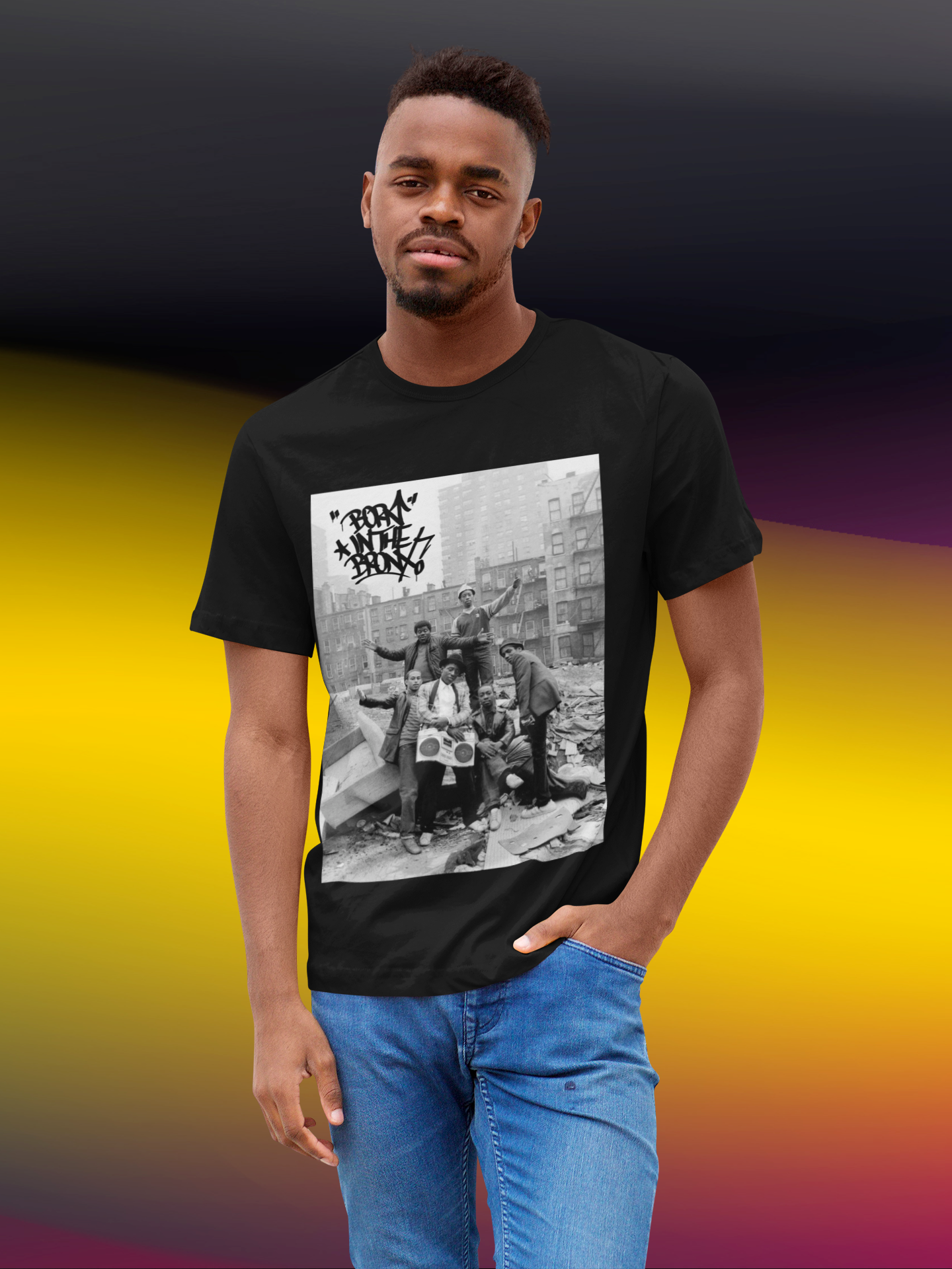 Nome do produto: Camiseta Bronx Music Preta