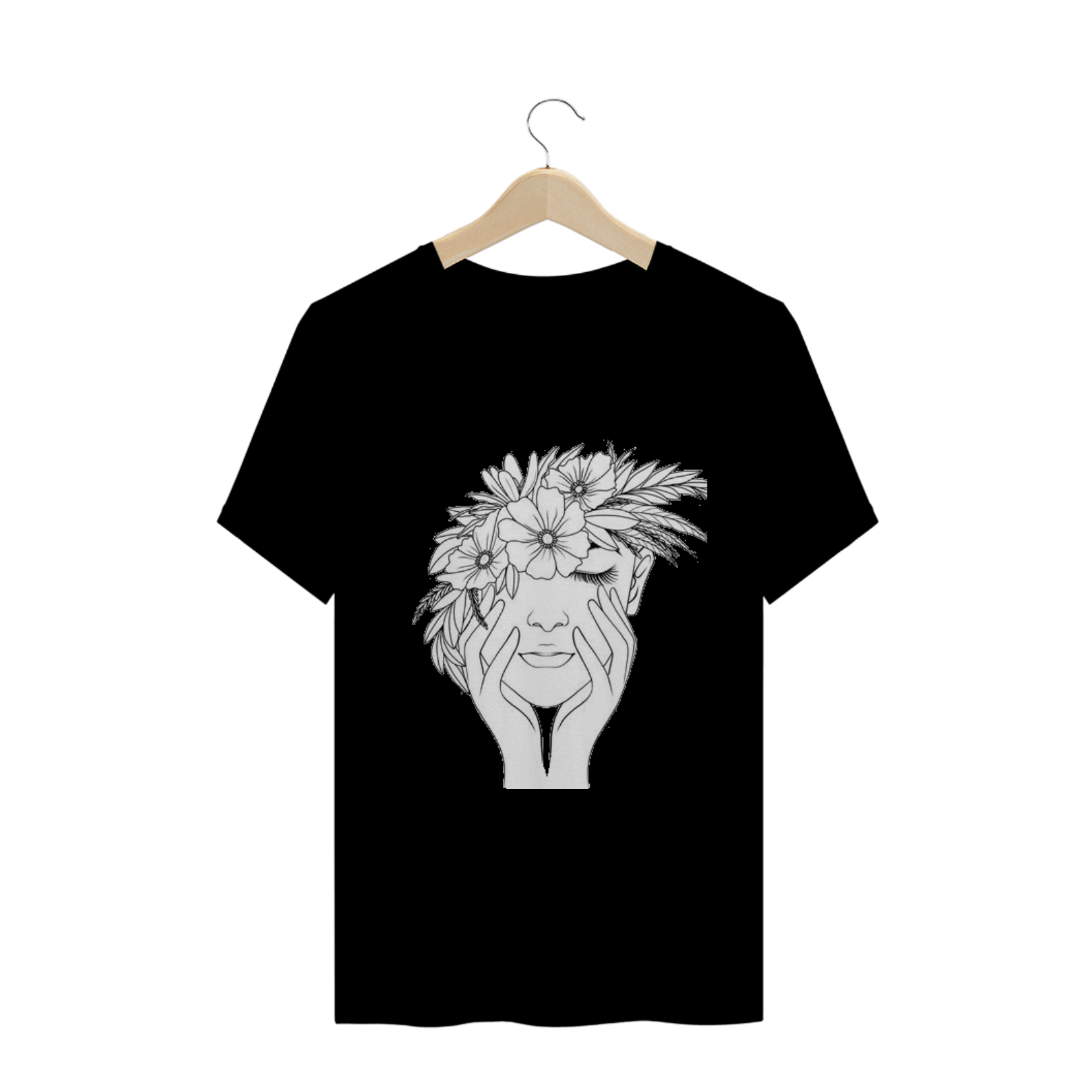 Nome do produto: t-shirt face flower