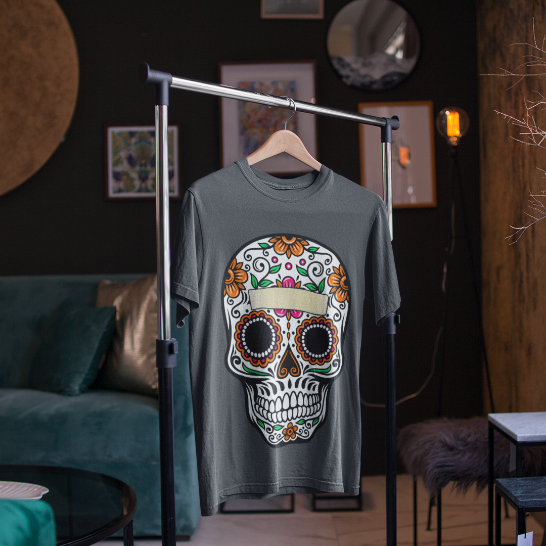 Nome do produto: T-Shirt Estonada Mexican Skull