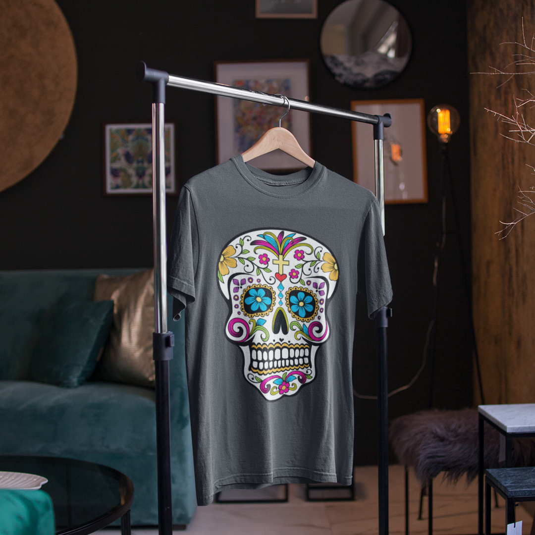 Nome do produto: T-Shirt Estonada Mexican Skull