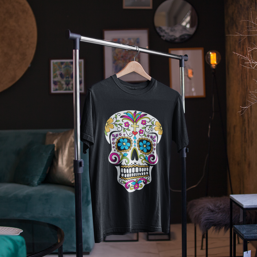 Nome do produto: T-Shirt Mexican Skull