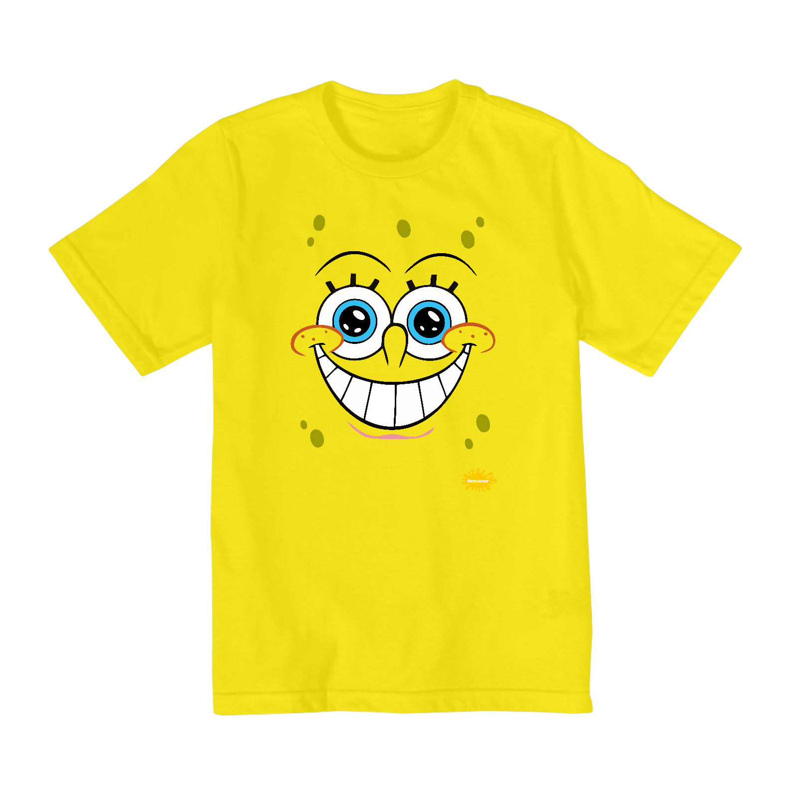 Nome do produto: Camiseta Infantil (10 a 14) Bob Esponja Sorriso